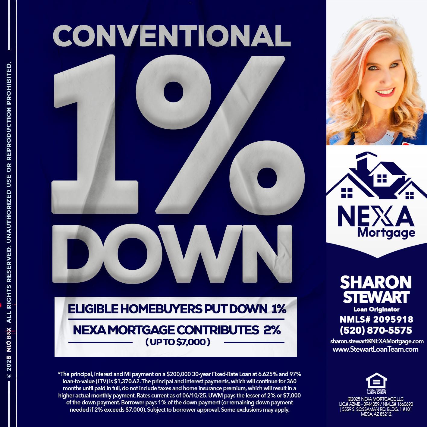 CONVENTIONAL - Sharon Stewart -Mortgage Loan Originator