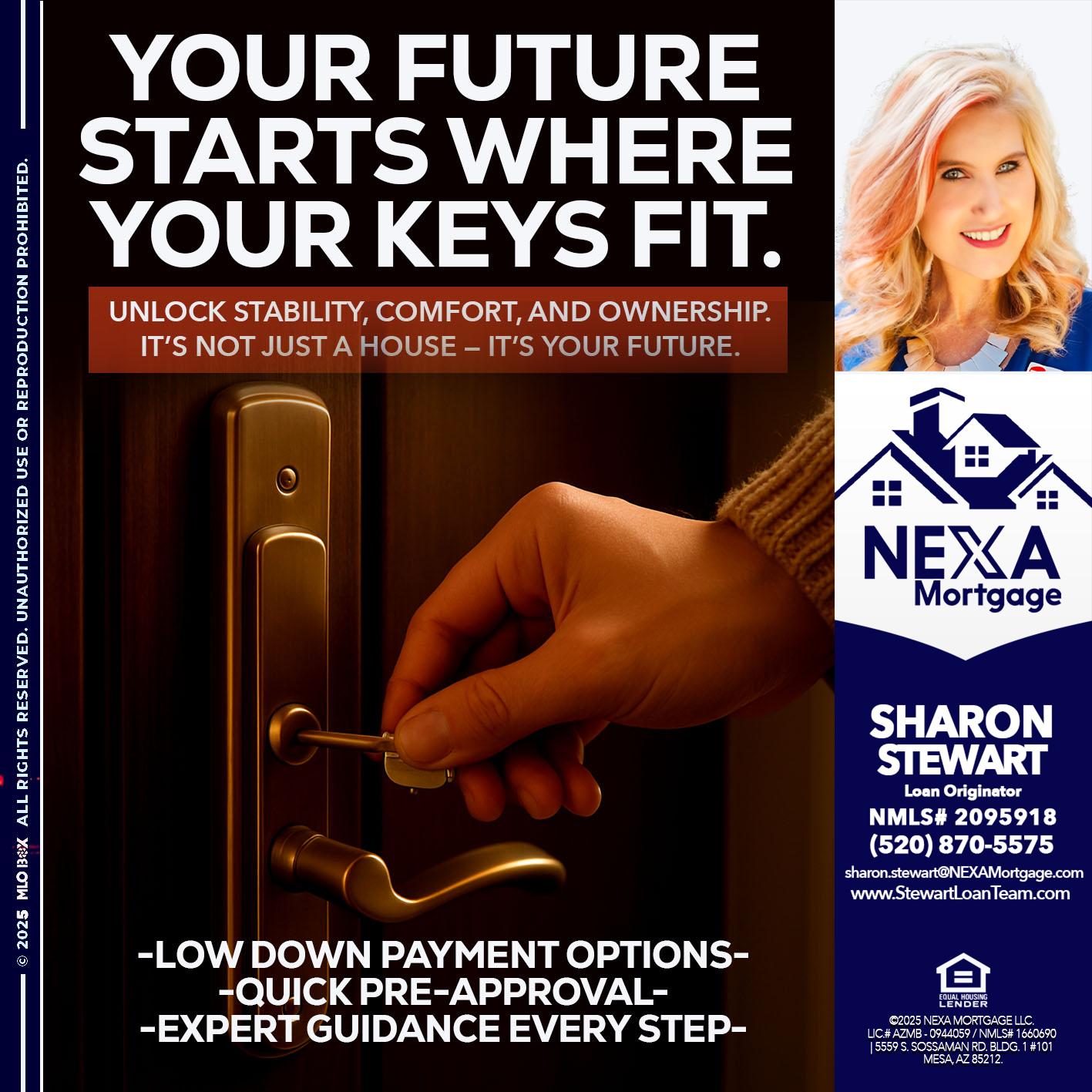 YOUR FUTURE - Sharon Stewart -Mortgage Loan Originator