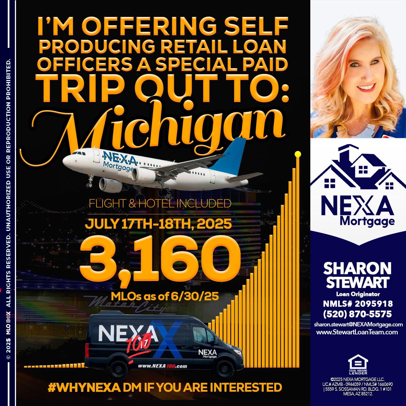 MICHIGAN TRIP - Sharon Stewart -Mortgage Loan Originator