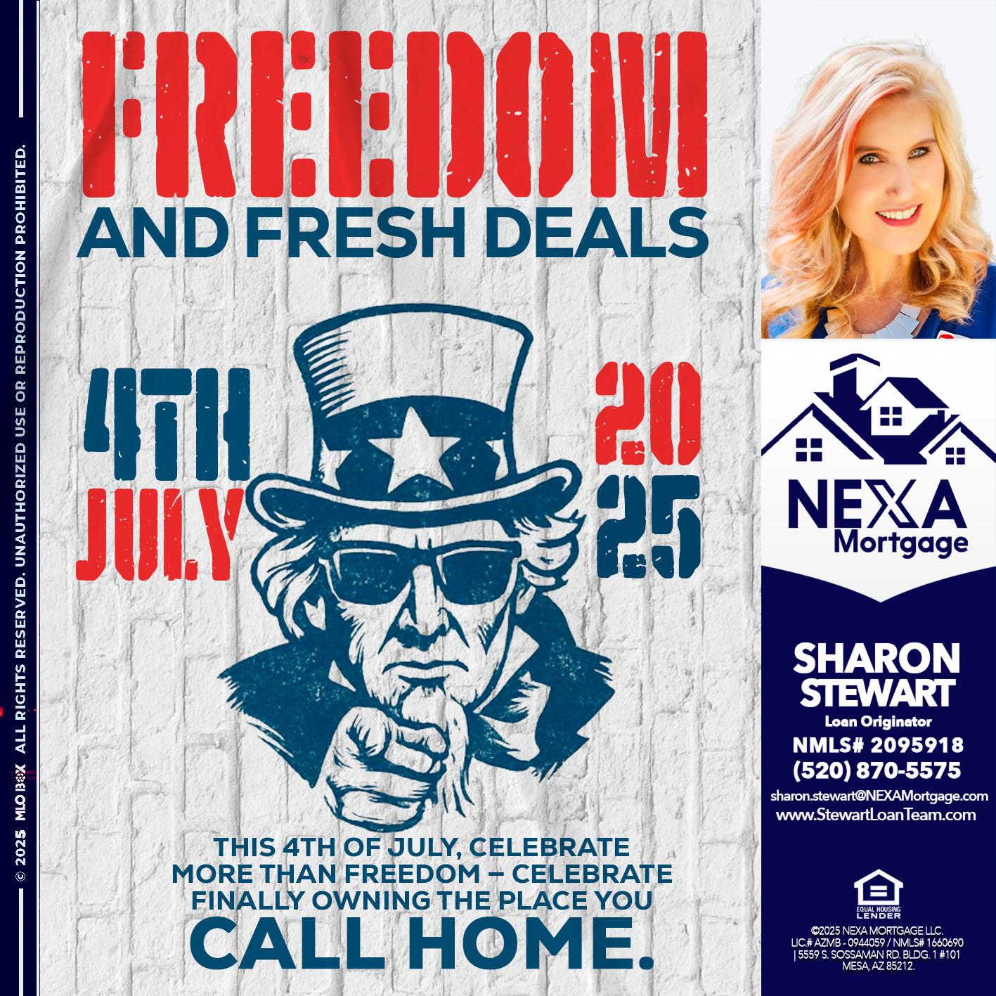 FREEDOM - Sharon Stewart -Mortgage Loan Originator