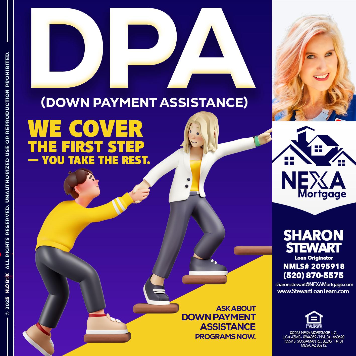 DPA LOANS - Sharon Stewart -Mortgage Loan Originator