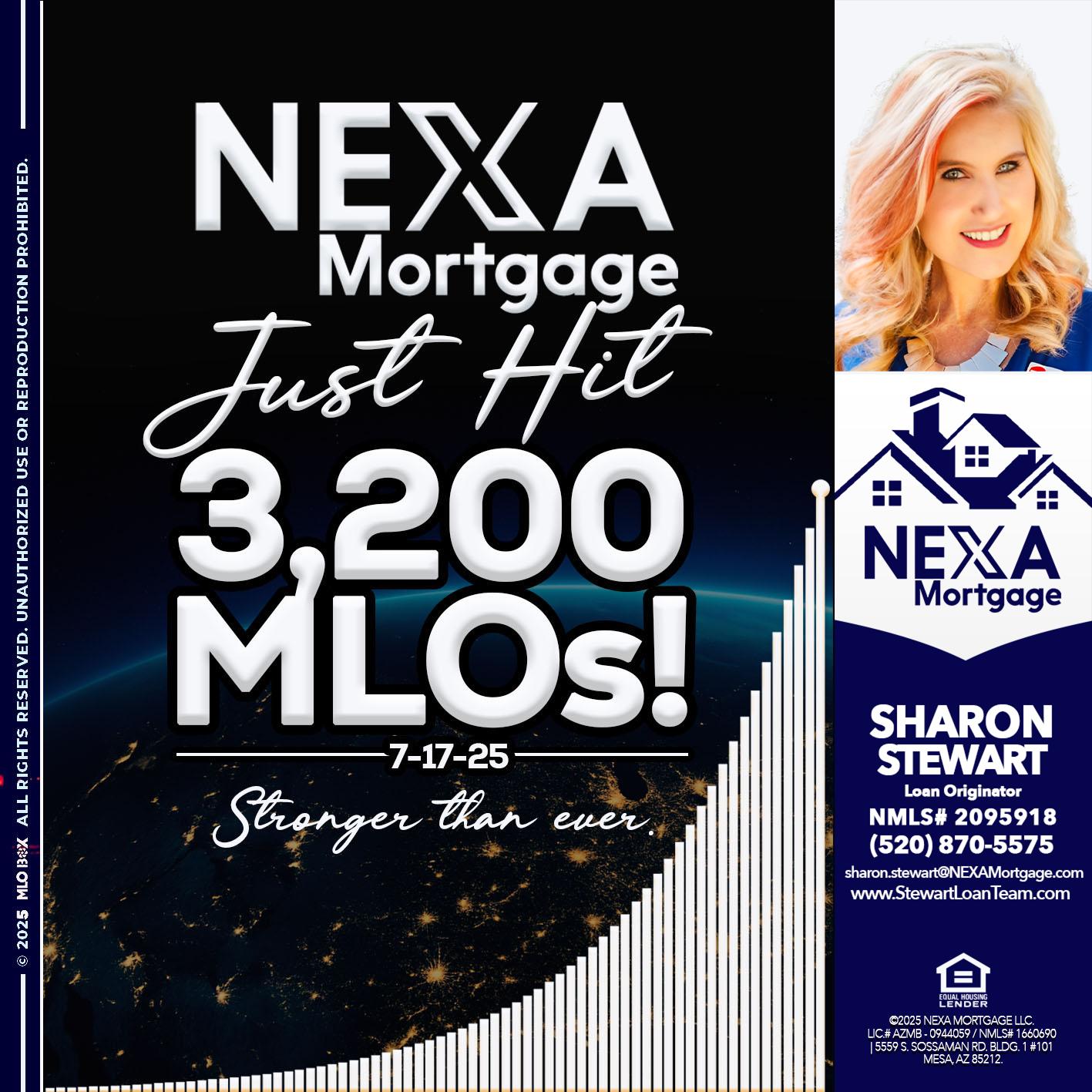 3200 MLOs - Sharon Stewart -Mortgage Loan Originator