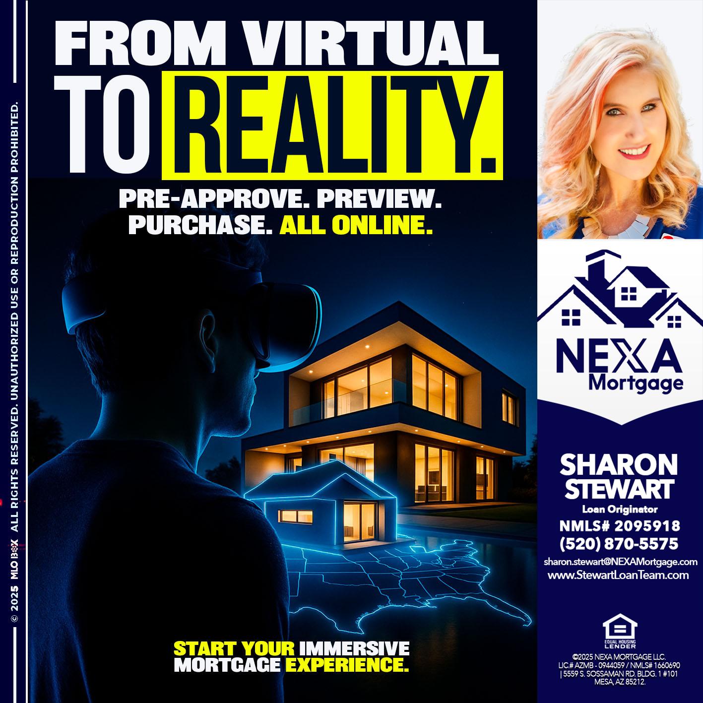 FROM VIRTUAL - Sharon Stewart -Mortgage Loan Originator