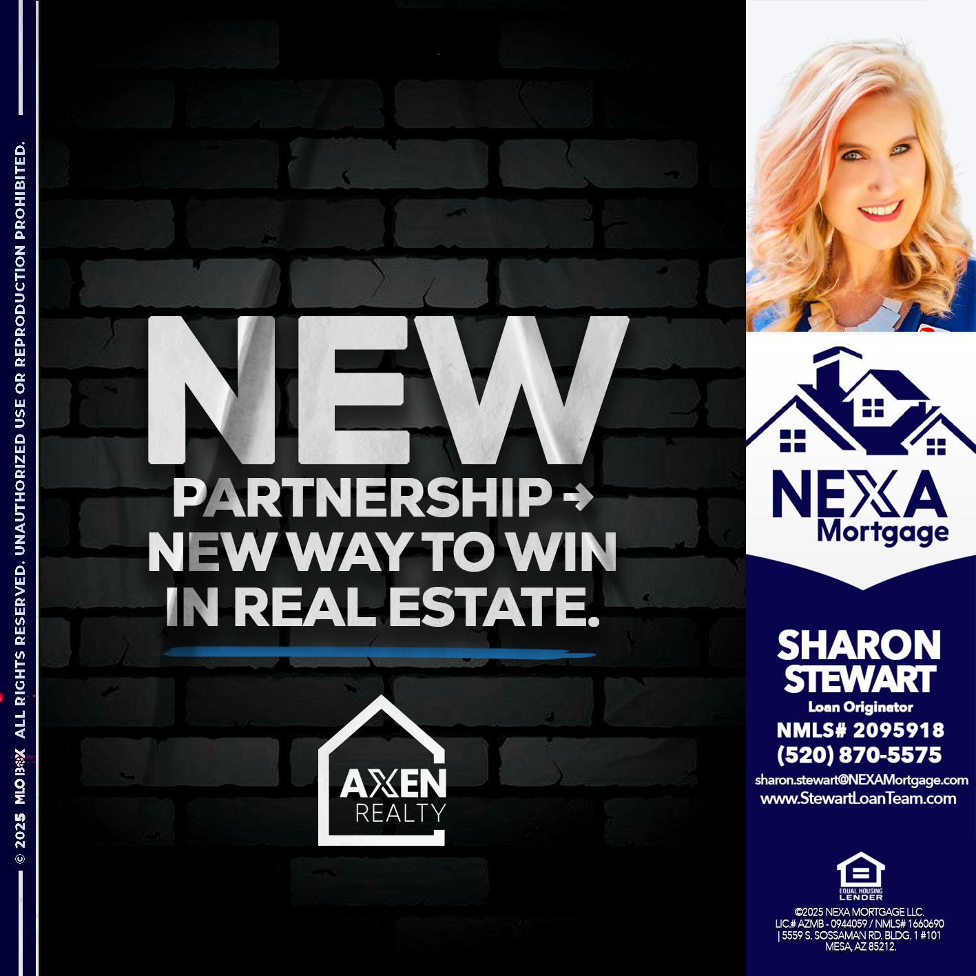 new partnership - Sharon Stewart -Mortgage Loan Originator
