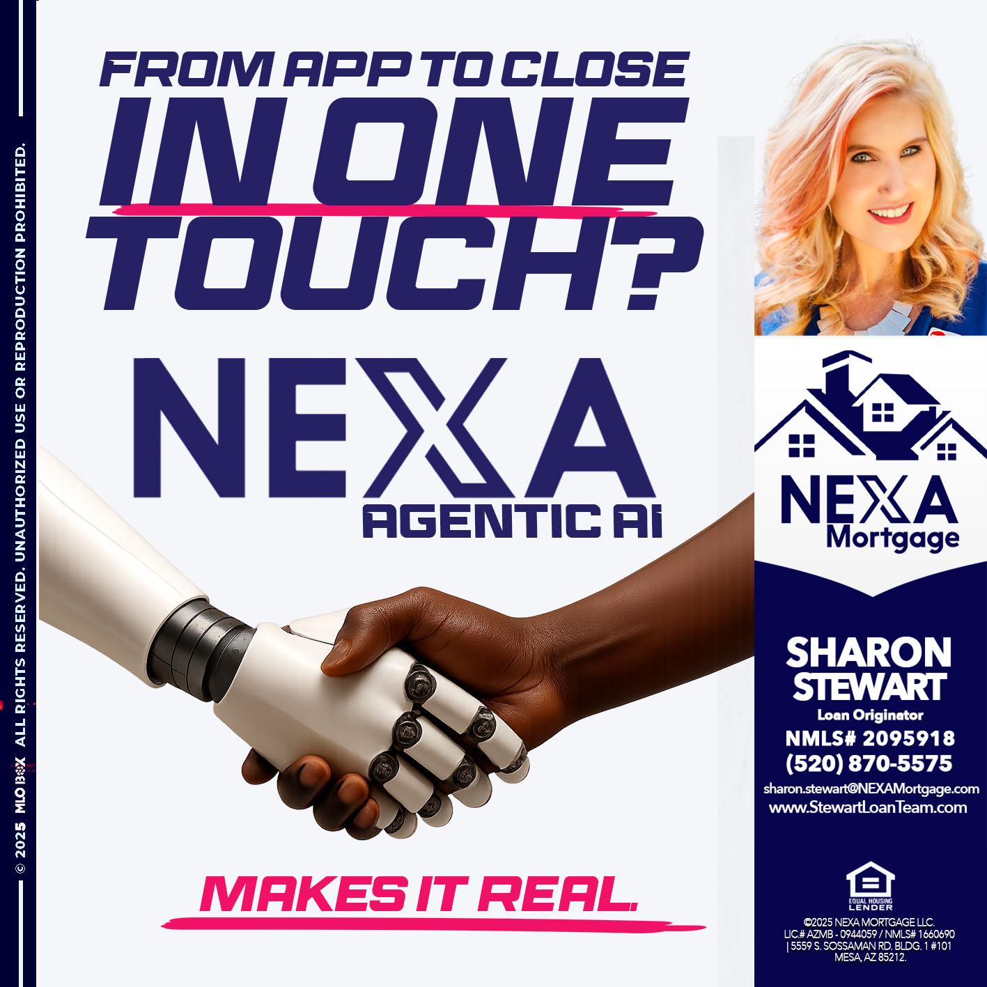 IN ONE TOUCH - Sharon Stewart -Mortgage Loan Originator