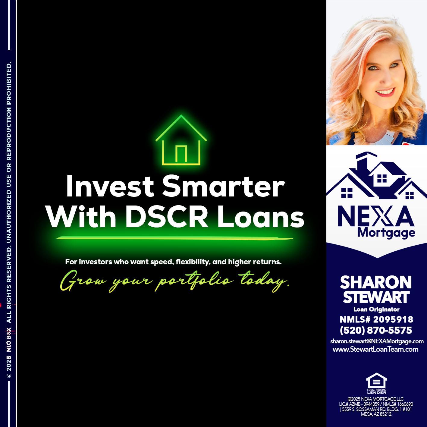 invest smarter - Sharon Stewart -Mortgage Loan Originator