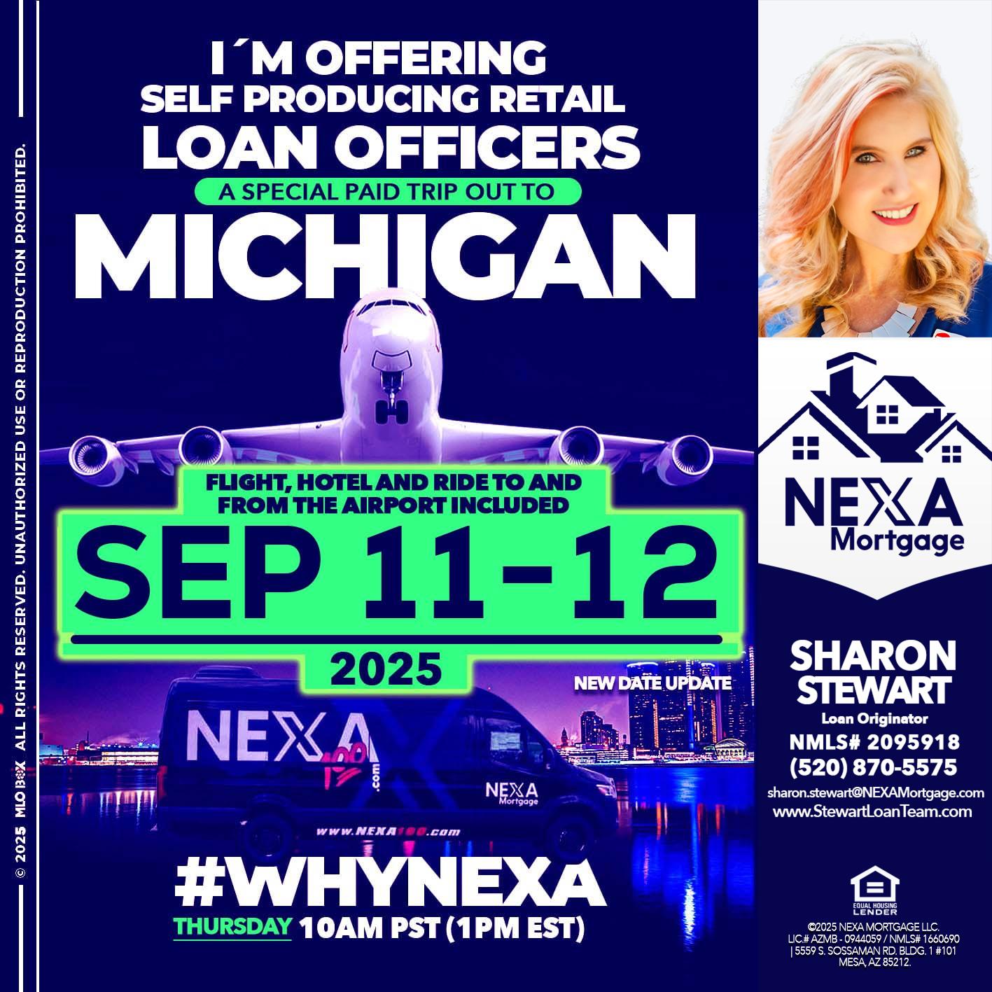 MICHIGAN TRIP - Sharon Stewart -Mortgage Loan Originator