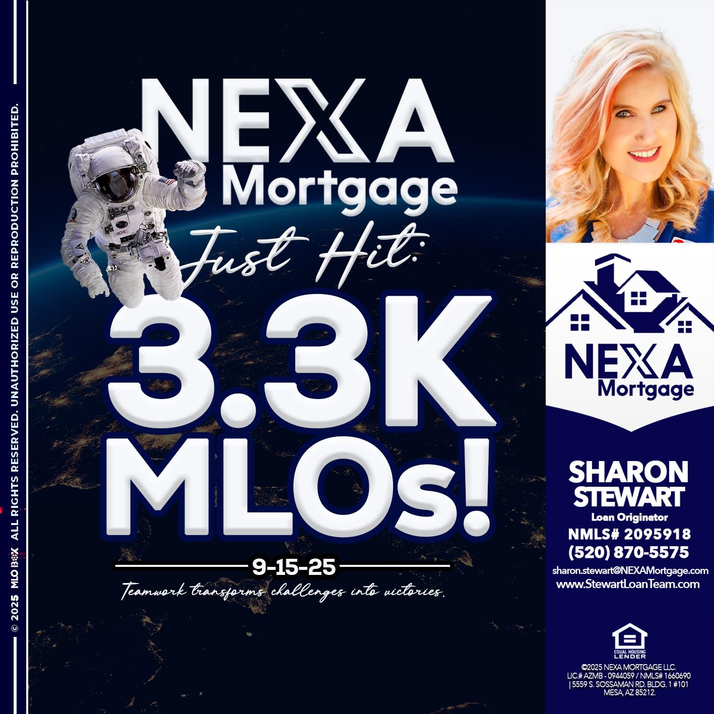 3.3K - Sharon Stewart -Mortgage Loan Originator 3.3K - Sharon Stewart -Mortgage Loan Originator