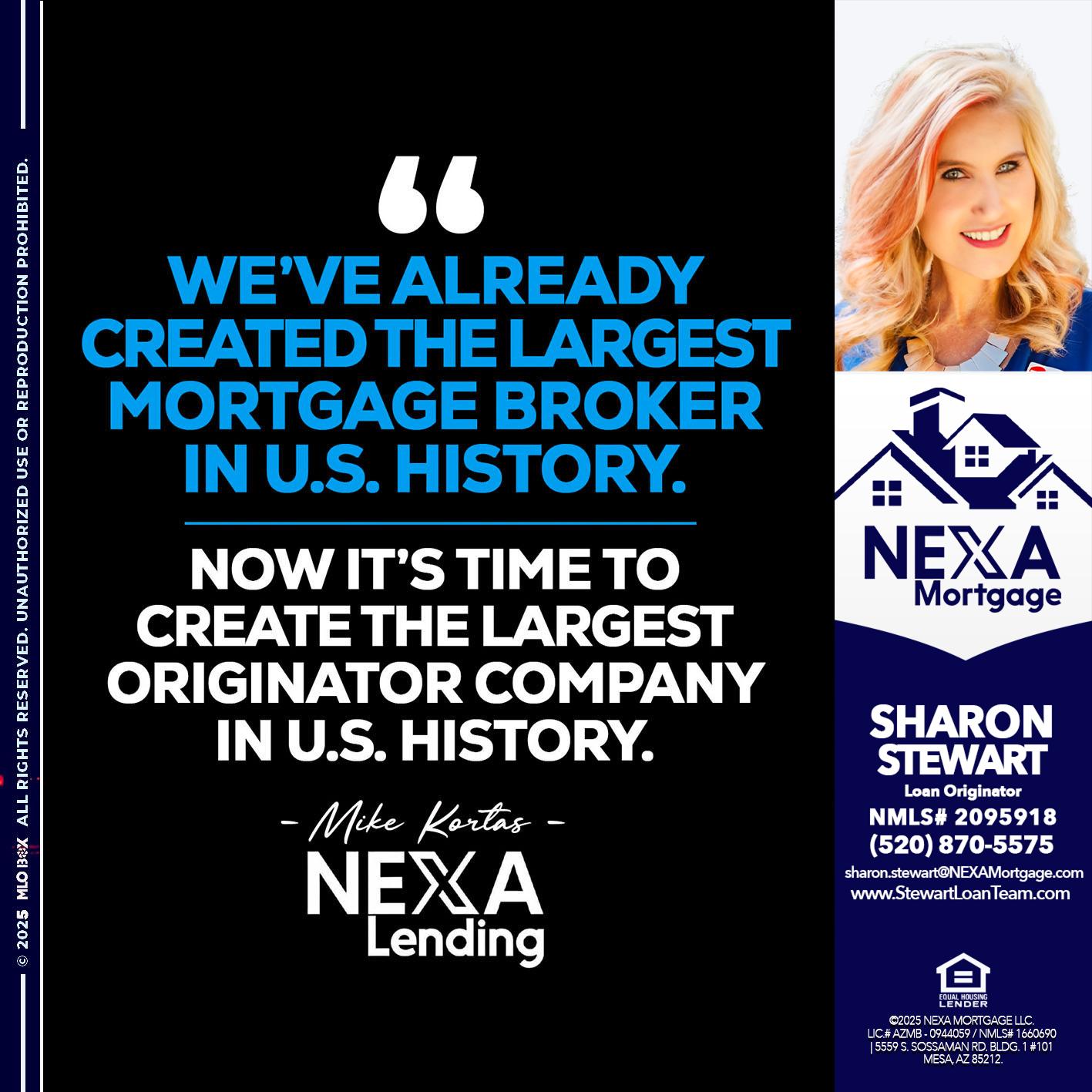 weve already - Sharon Stewart -Mortgage Loan Originator weve already - Sharon Stewart -Mortgage Loan Originator