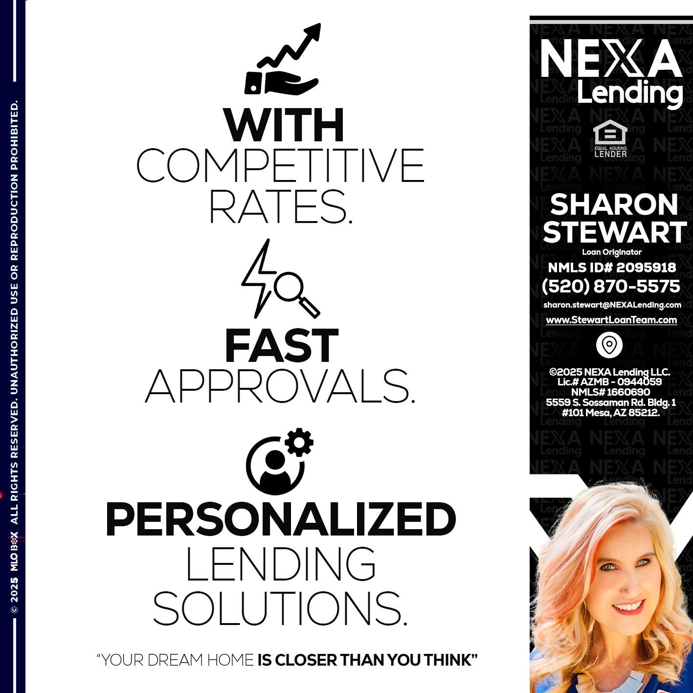 WITH COMPETITIVES RATES - Sharon Stewart -Mortgage Loan Originator WITH COMPETITIVES RATES - Sharon Stewart -Mortgage Loan Originator