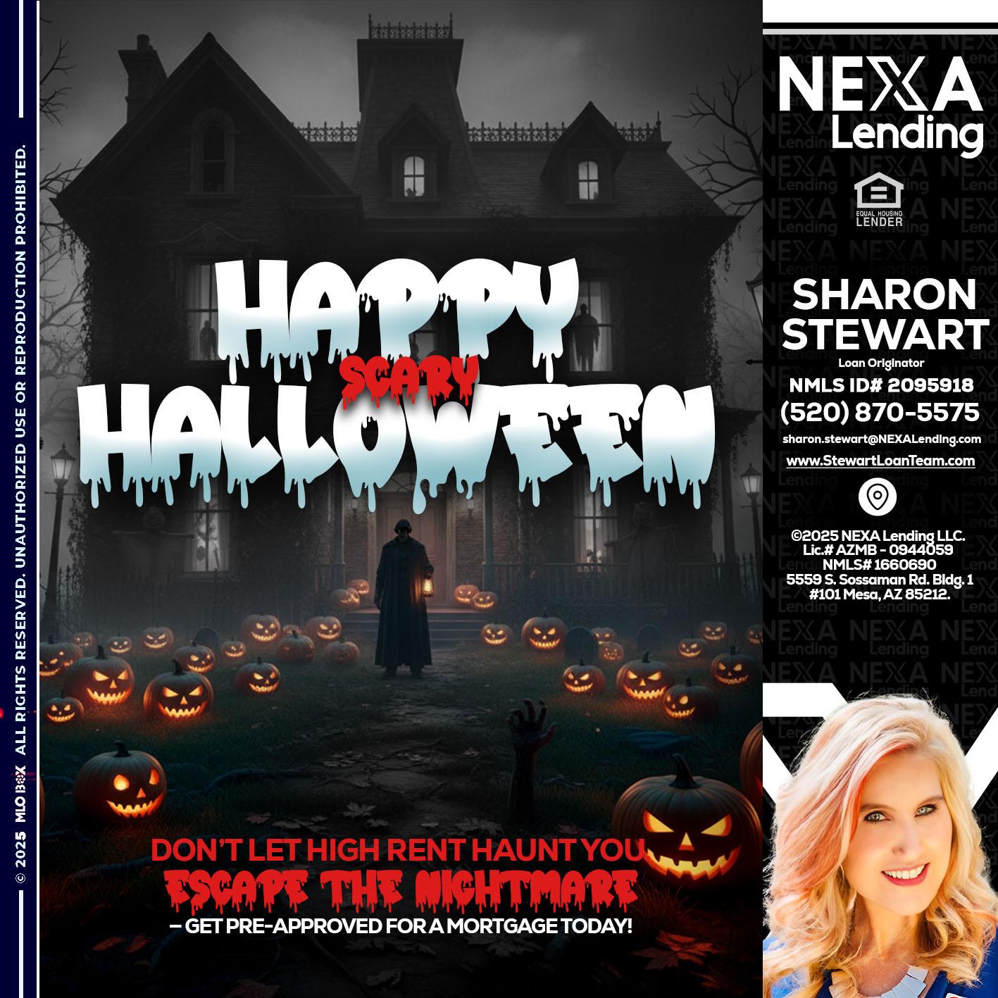 HAPPY HALLOWEEN - Sharon Stewart -Mortgage Loan Originator