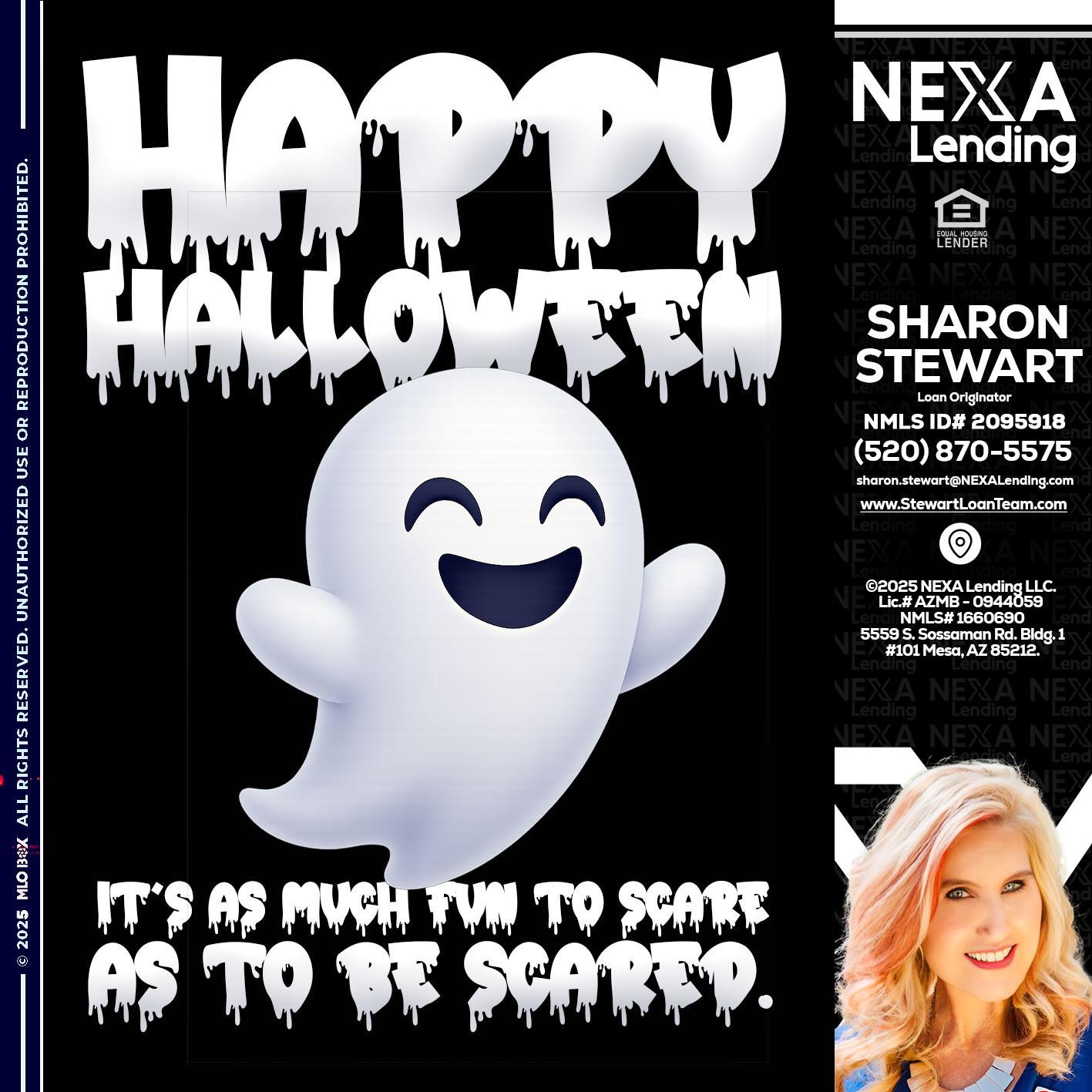HAPPY HALLOWEEN - Sharon Stewart -Mortgage Loan Originator