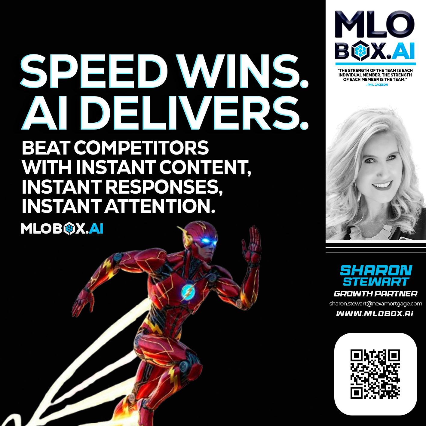 SPEED WINS - Sharon Stewart -Mortgage Loan Originator
