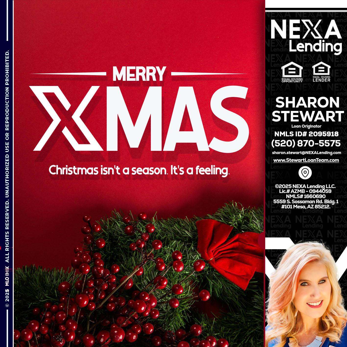 merry xmas - Sharon Stewart -Mortgage Loan Originator