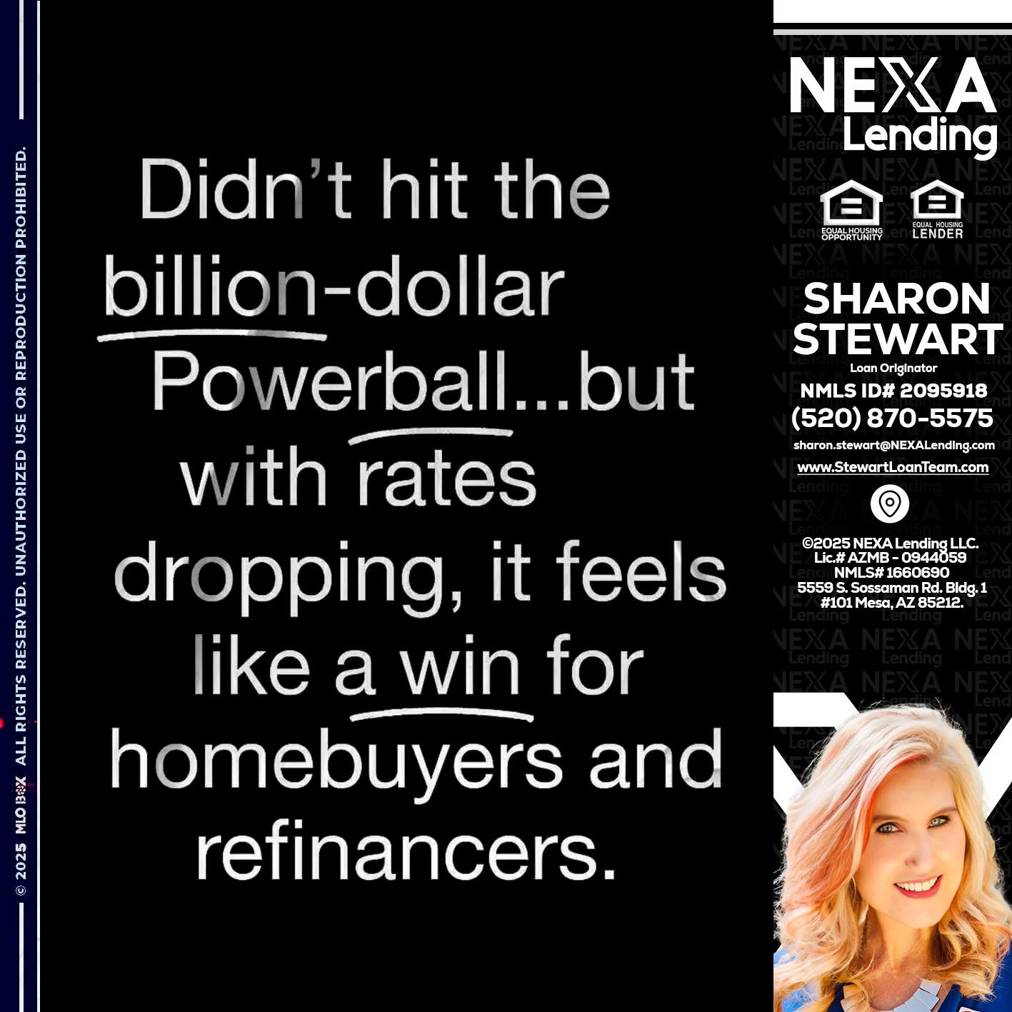 DIDNT HIT - Sharon Stewart -Mortgage Loan Originator
