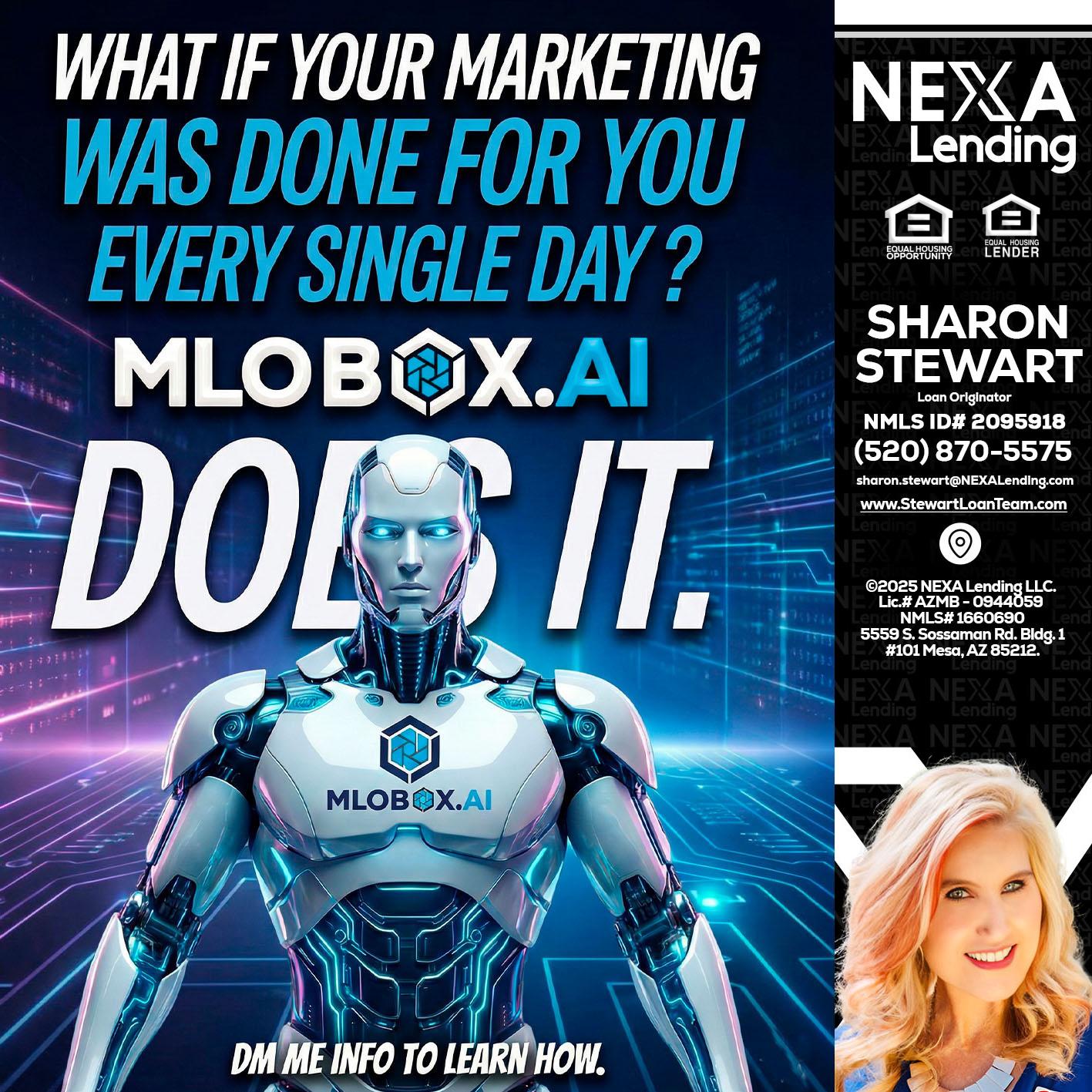 DOES IT - Sharon Stewart -Mortgage Loan Originator