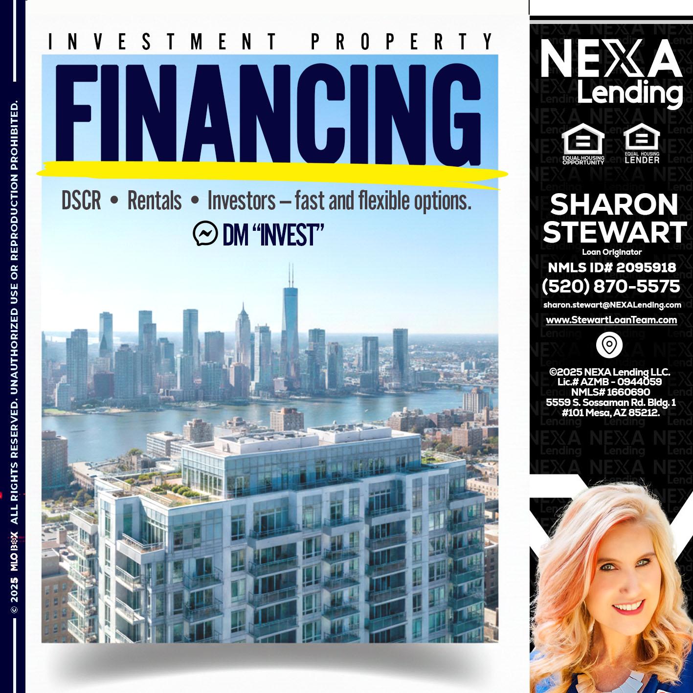 FINANCING - Sharon Stewart -Mortgage Loan Originator