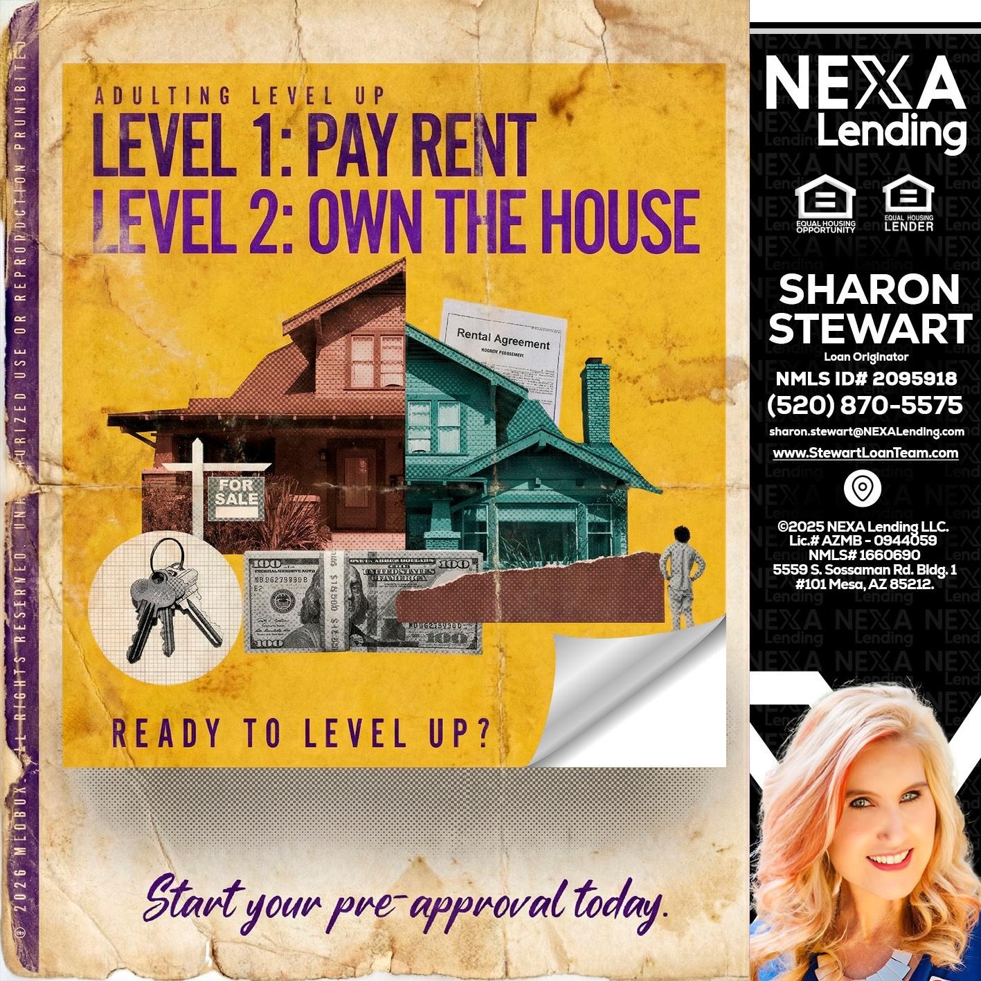 LEVEL 1 - Sharon Stewart -Mortgage Loan Originator