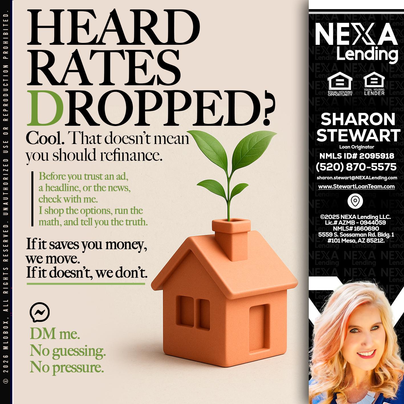 HEARD RATES - Sharon Stewart -Mortgage Loan Originator