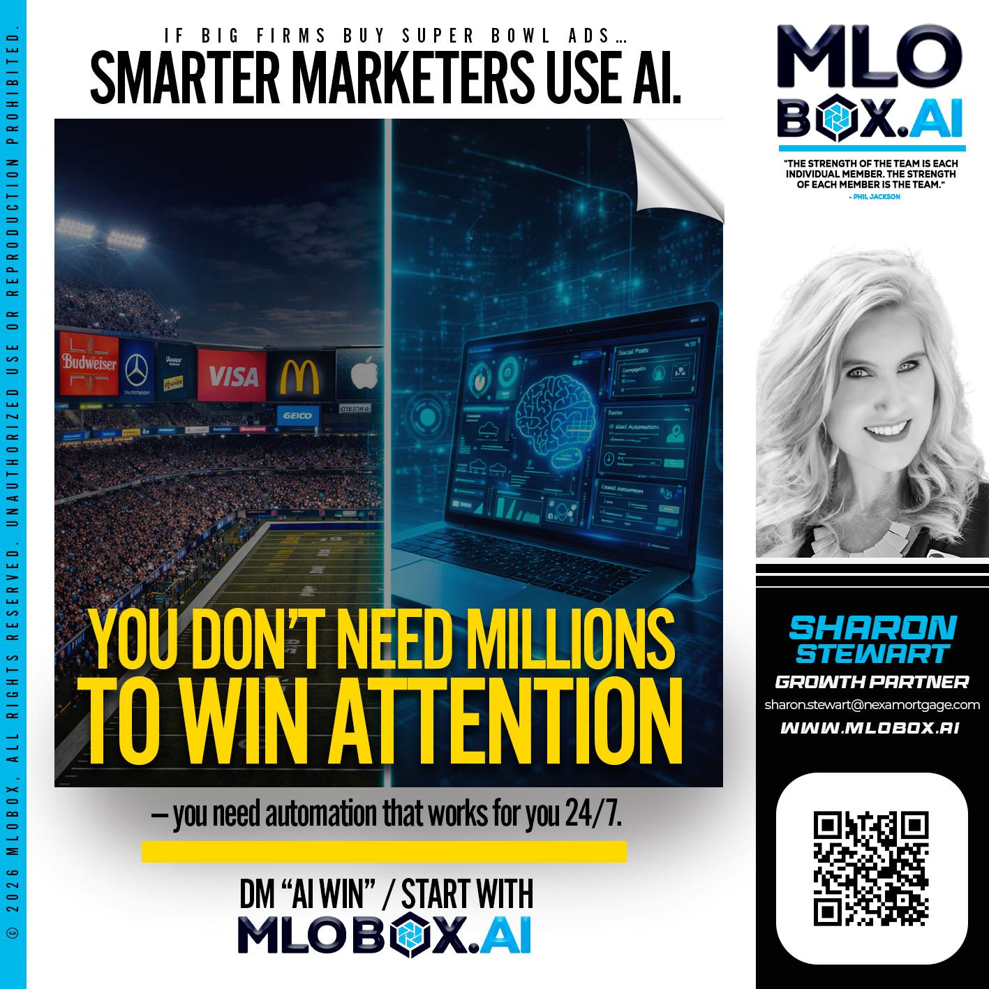 you don't need - Sharon Stewart -Mortgage Loan Originator