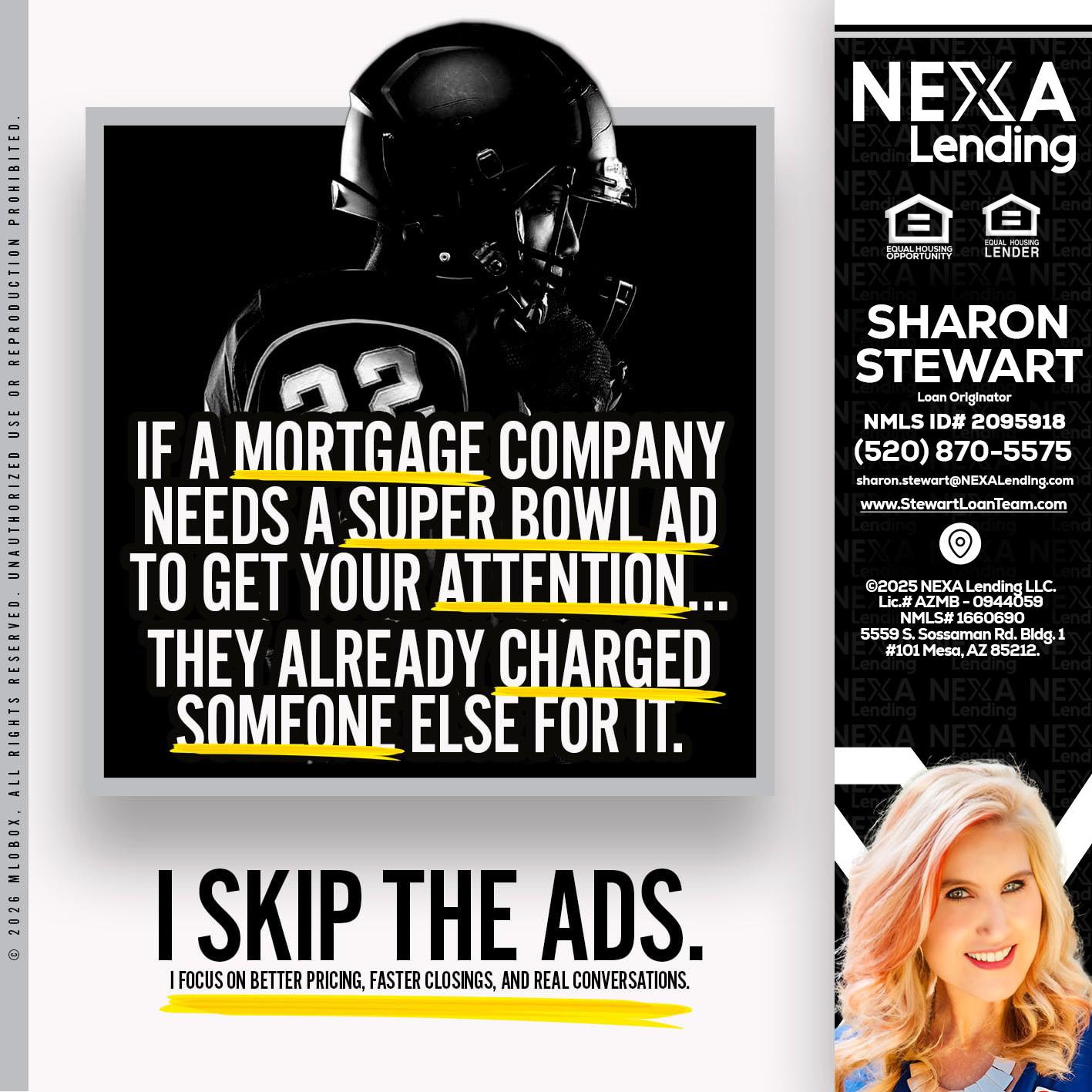 if a mortgage ad - Sharon Stewart -Mortgage Loan Originator