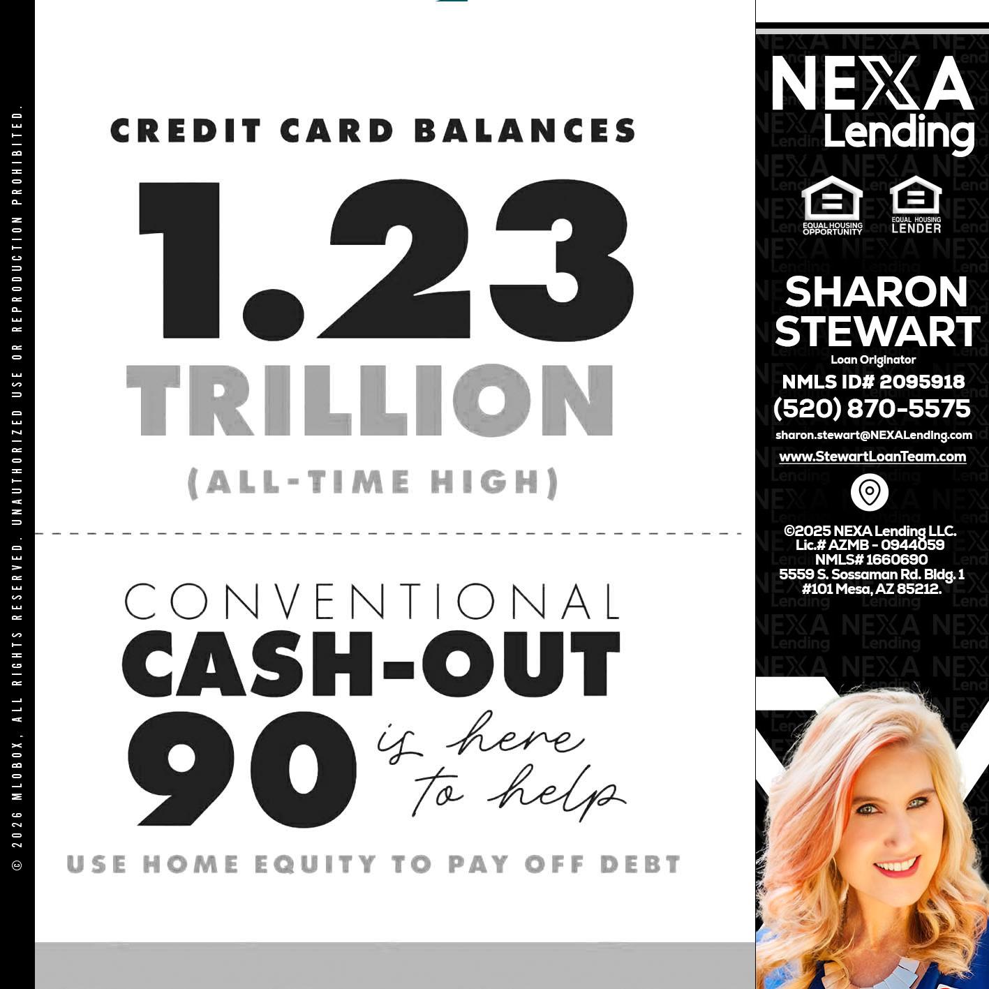 CREDIT CARD BALANCE - Sharon Stewart -Mortgage Loan Originator