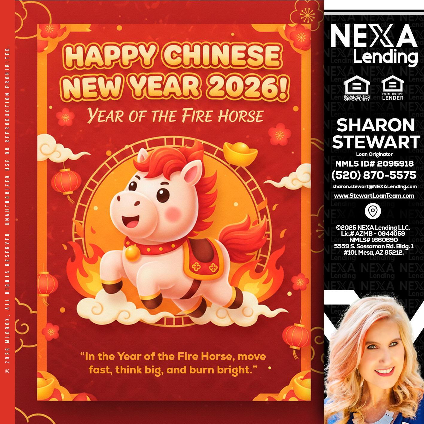 happy Chinese new year - Sharon Stewart -Mortgage Loan Originator