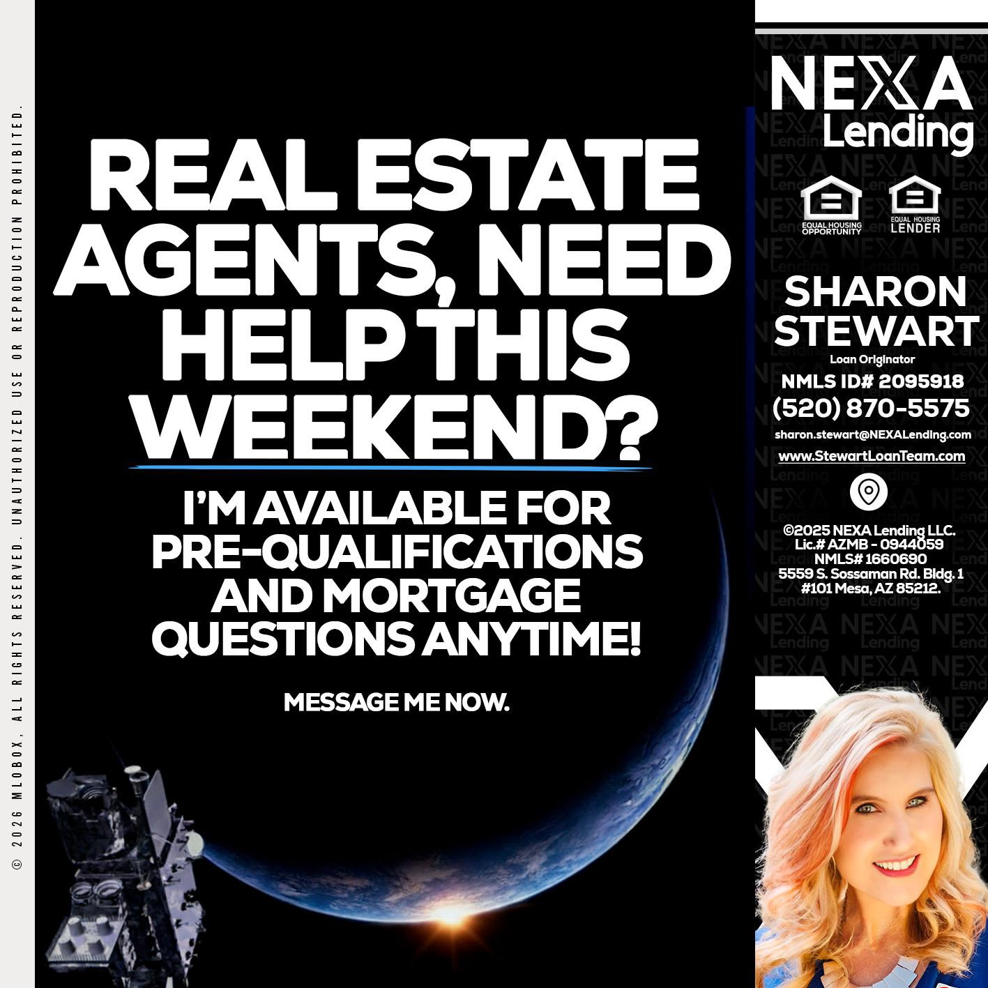 REAL ESTATE AGENTS - Sharon Stewart -Mortgage Loan Originator