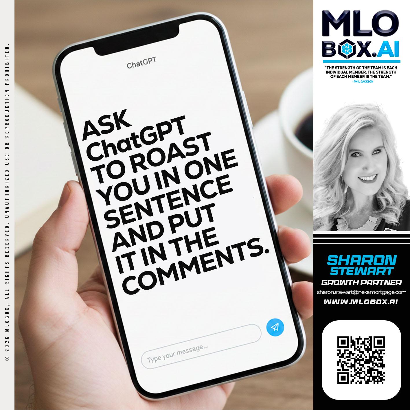 ASK CHAT GPT - Sharon Stewart -Mortgage Loan Originator