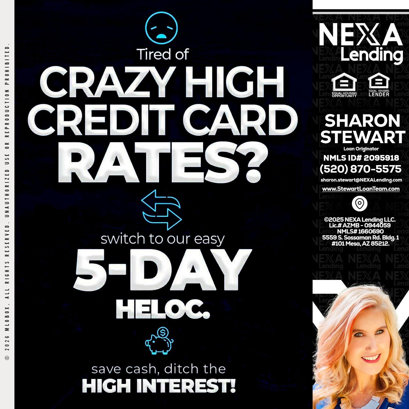 CRAZY HIGH - Sharon Stewart -Mortgage Loan Originator