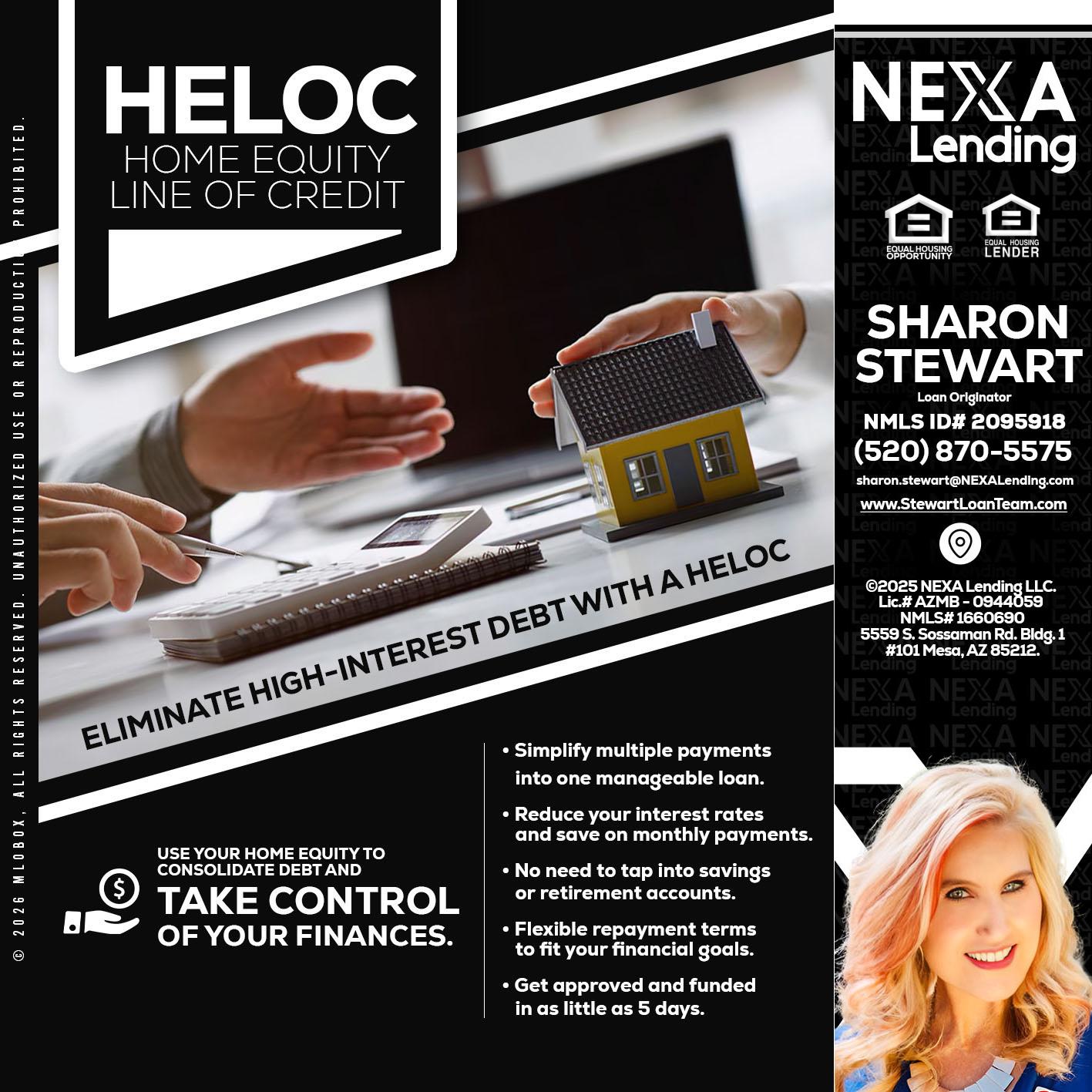 HELOC - Sharon Stewart -Mortgage Loan Originator