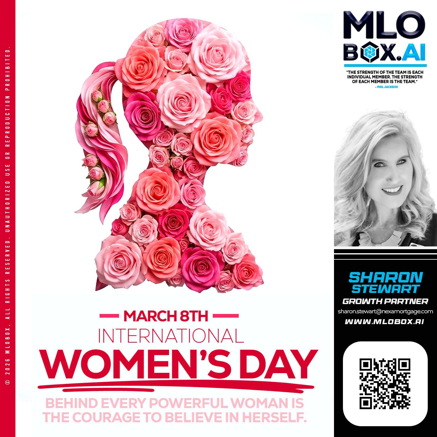 MARCH 8TH - Sharon Stewart -Mortgage Loan Originator