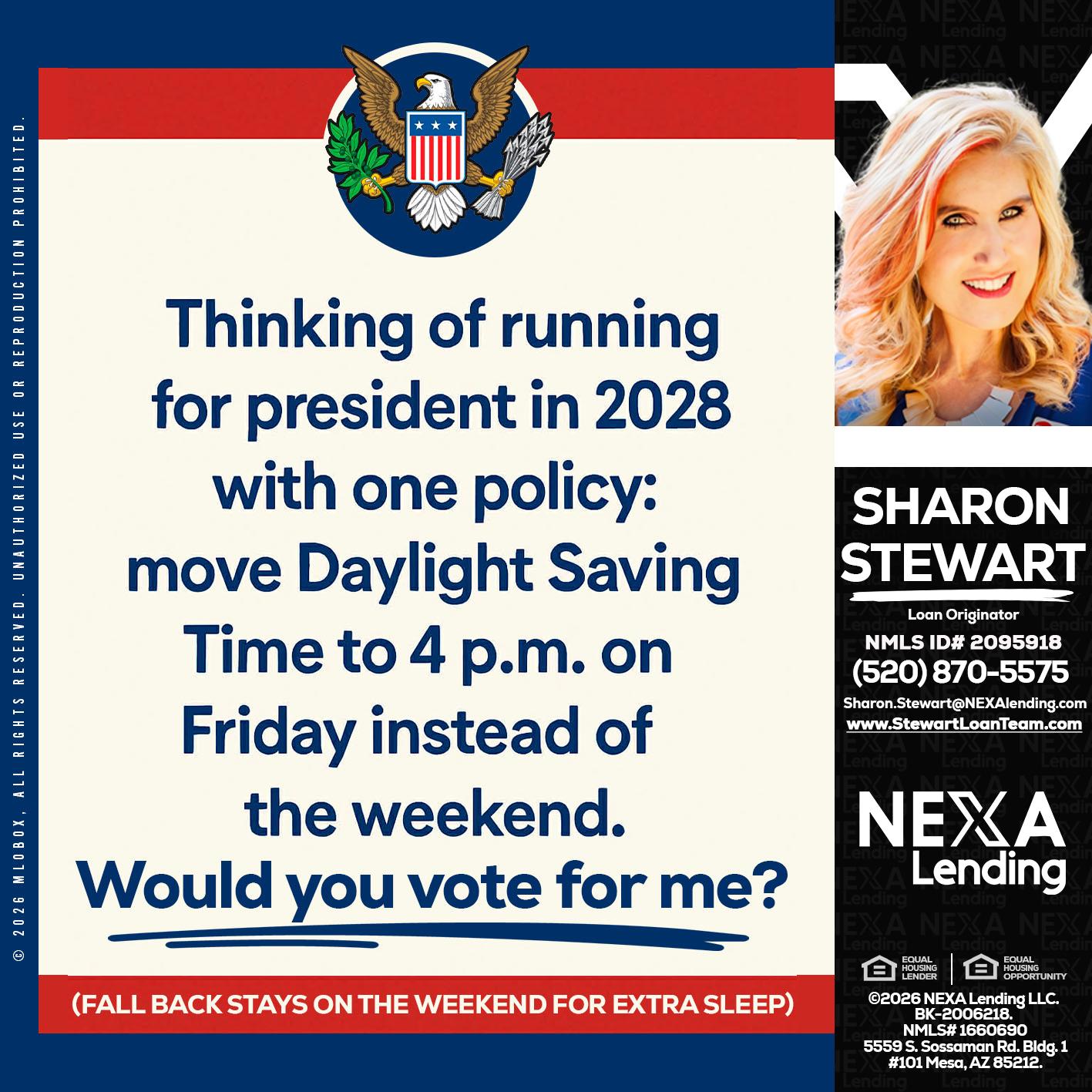 THINKING OF RUNING - Sharon Stewart -Mortgage Loan Originator