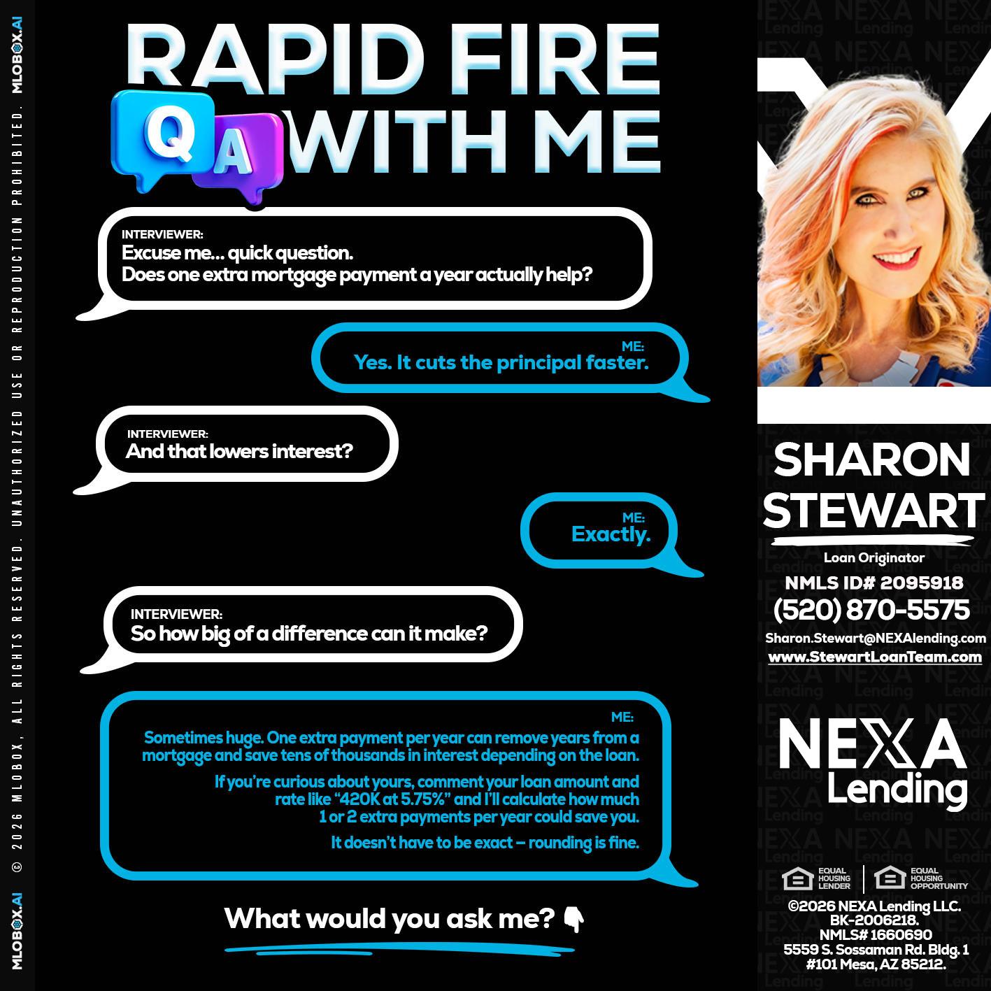 RAPID Q&A - Sharon Stewart -Mortgage Loan Originator