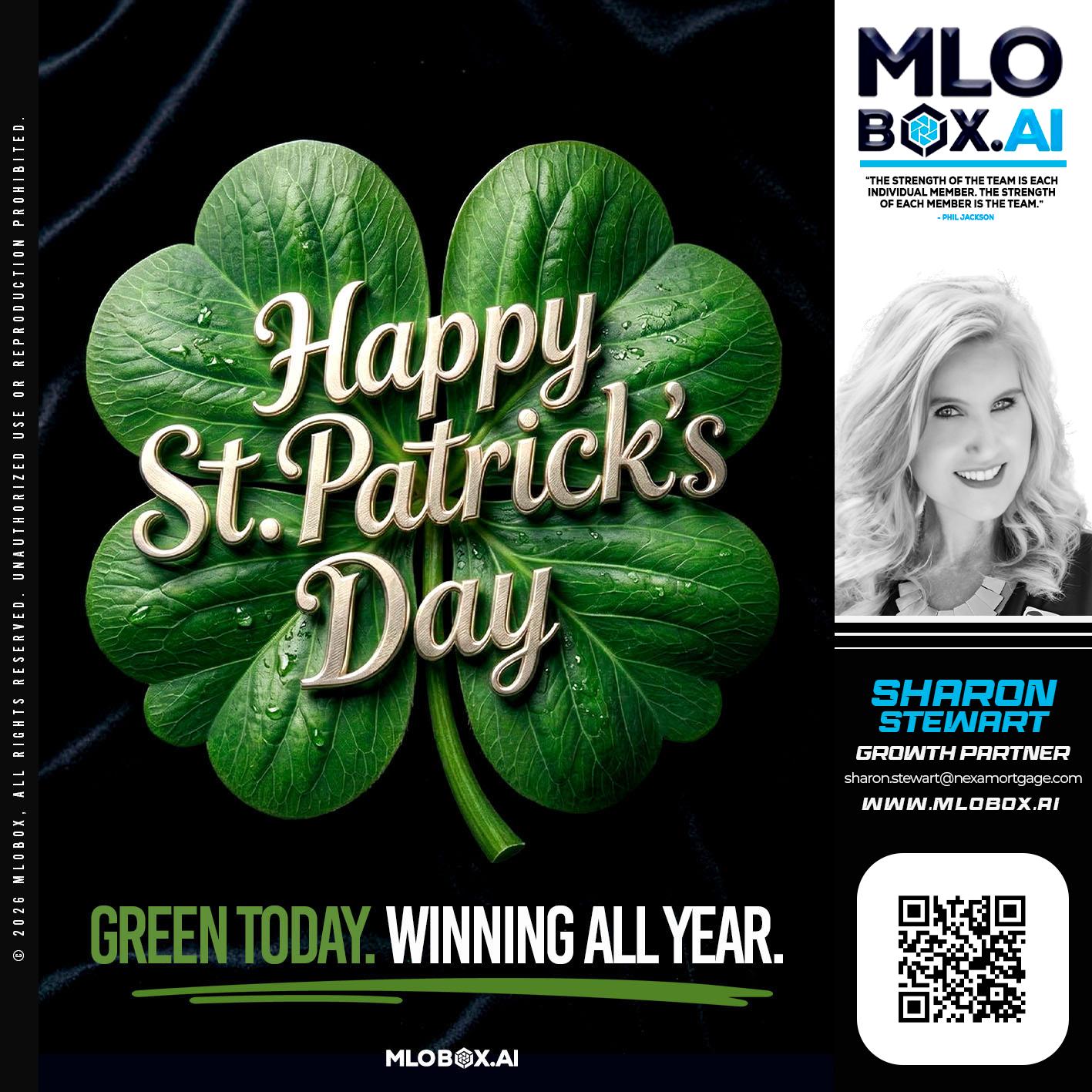 happy st Patricks day - Sharon Stewart -Mortgage Loan Originator