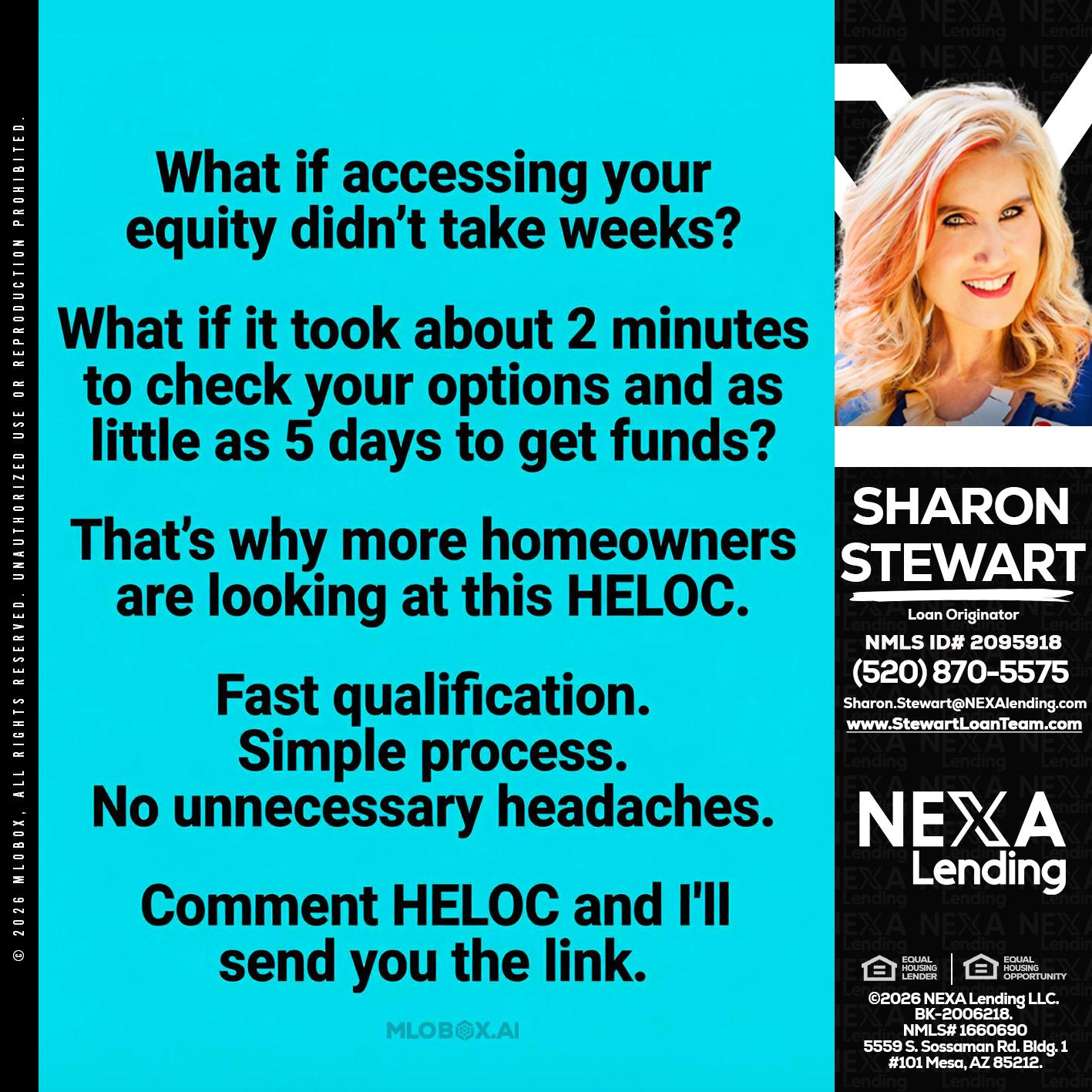 what if - Sharon Stewart -Mortgage Loan Originator