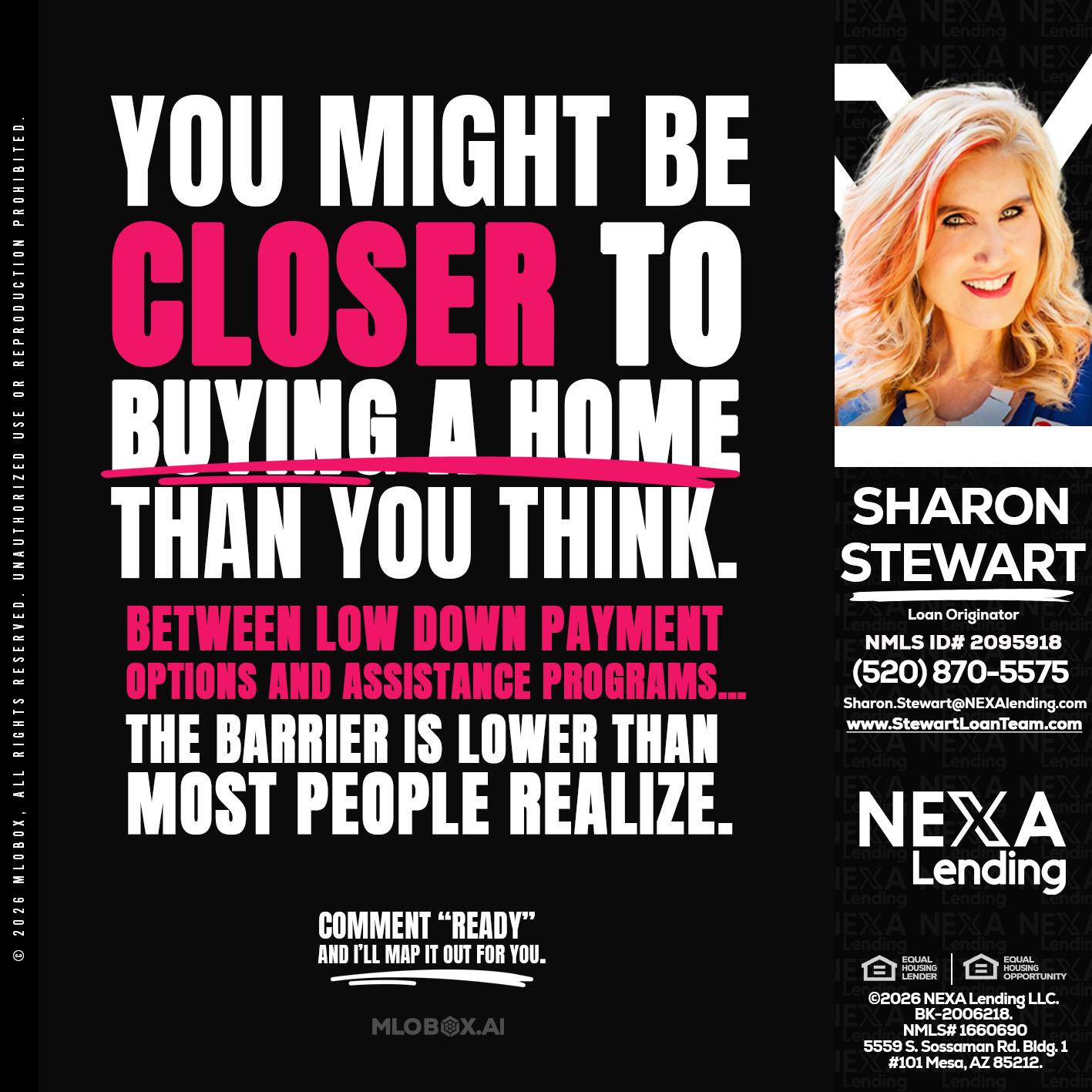 YOU MIGHT BE - Sharon Stewart -Mortgage Loan Originator