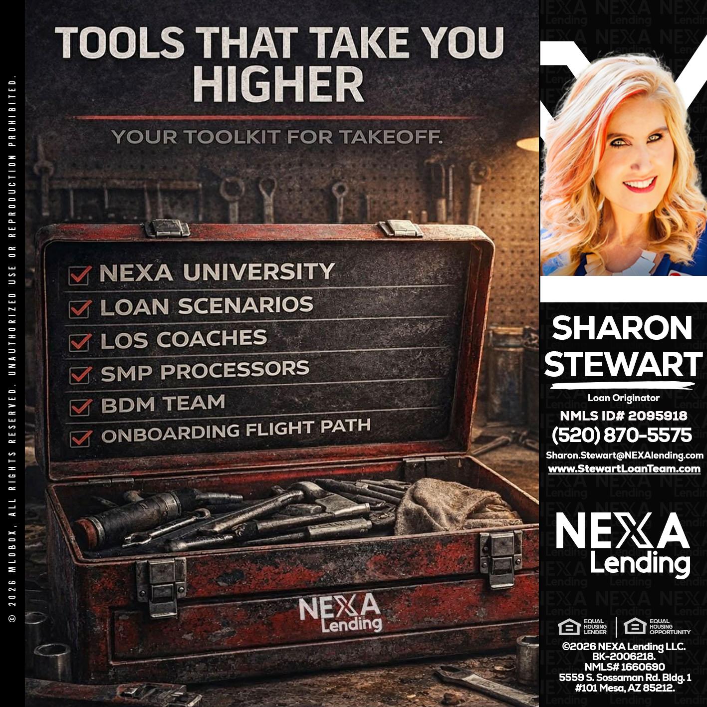 TOOLS THAT - Sharon Stewart -Mortgage Loan Originator