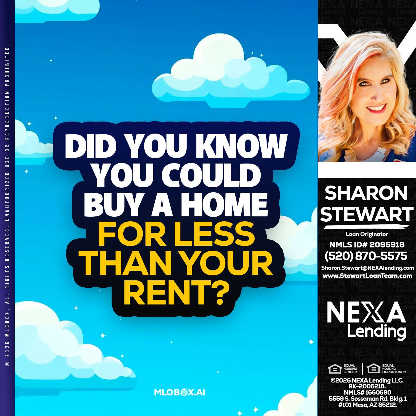 DID YOU KNOW - Sharon Stewart -Mortgage Loan Originator
