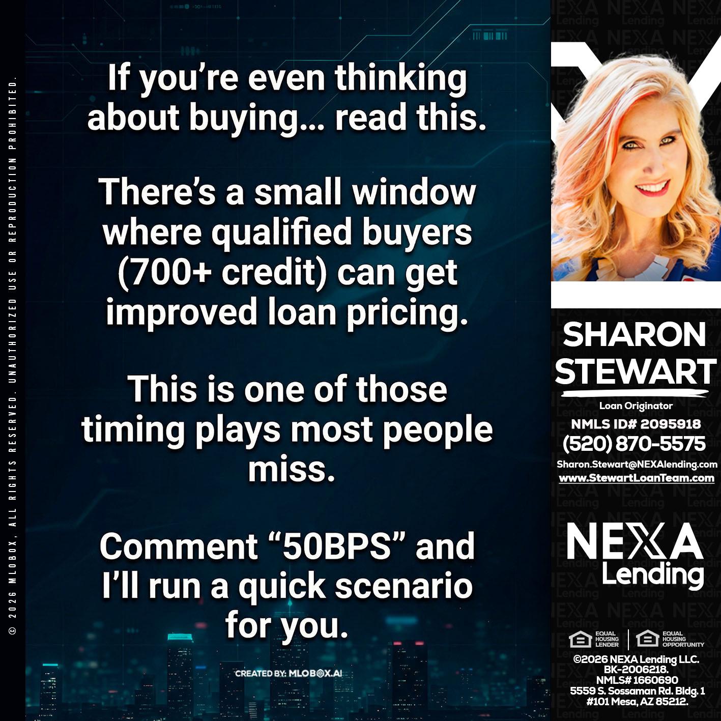IF YOU EVER - Sharon Stewart -Mortgage Loan Originator