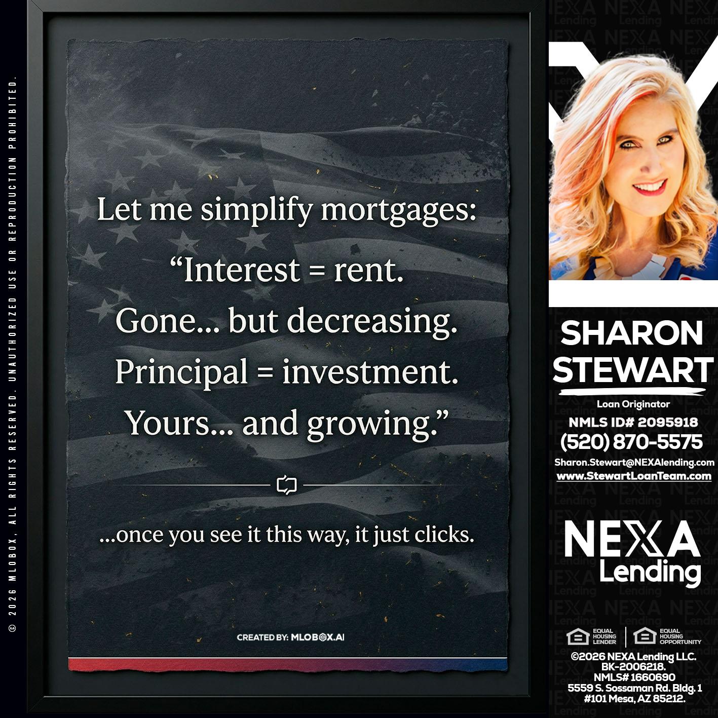 LET ME SIMPLIFY - Sharon Stewart -Mortgage Loan Originator
