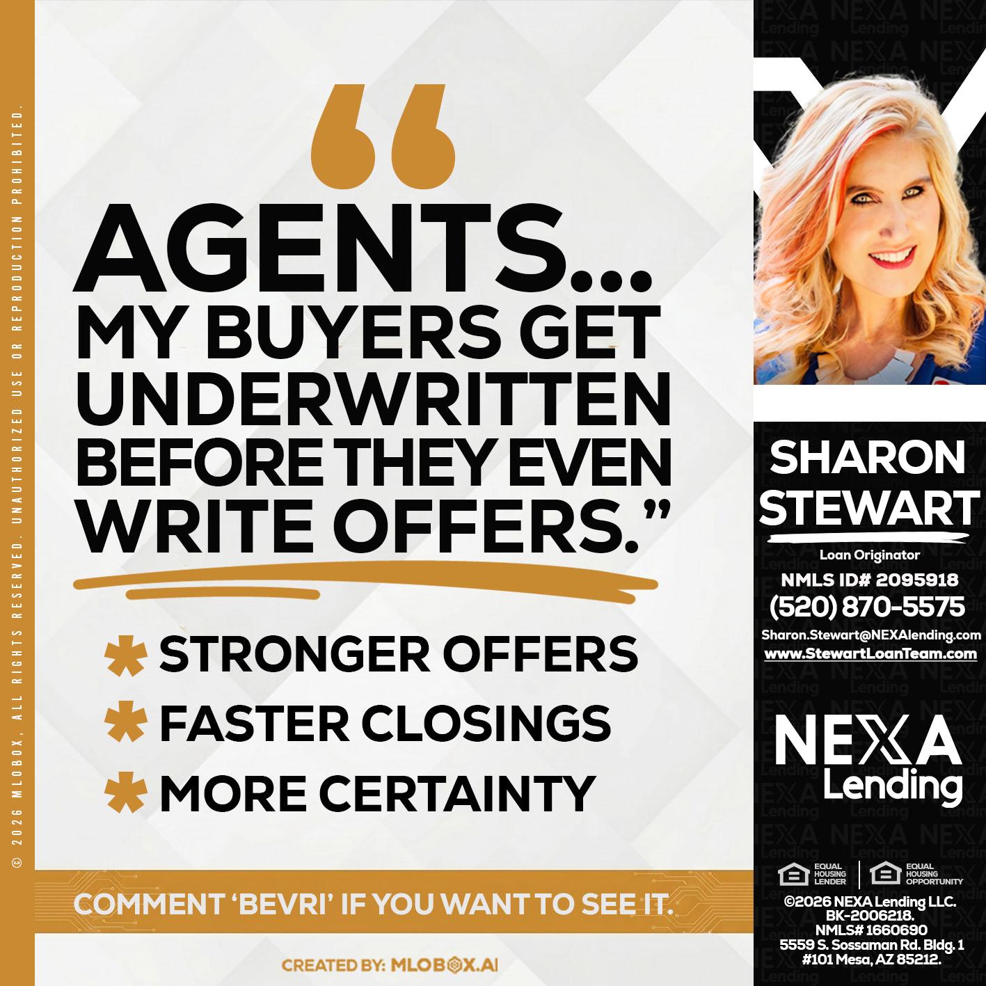agents - Sharon Stewart -Mortgage Loan Originator