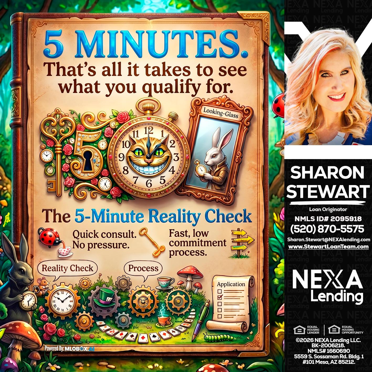 Reality Check! - Sharon Stewart -Mortgage Loan Originator