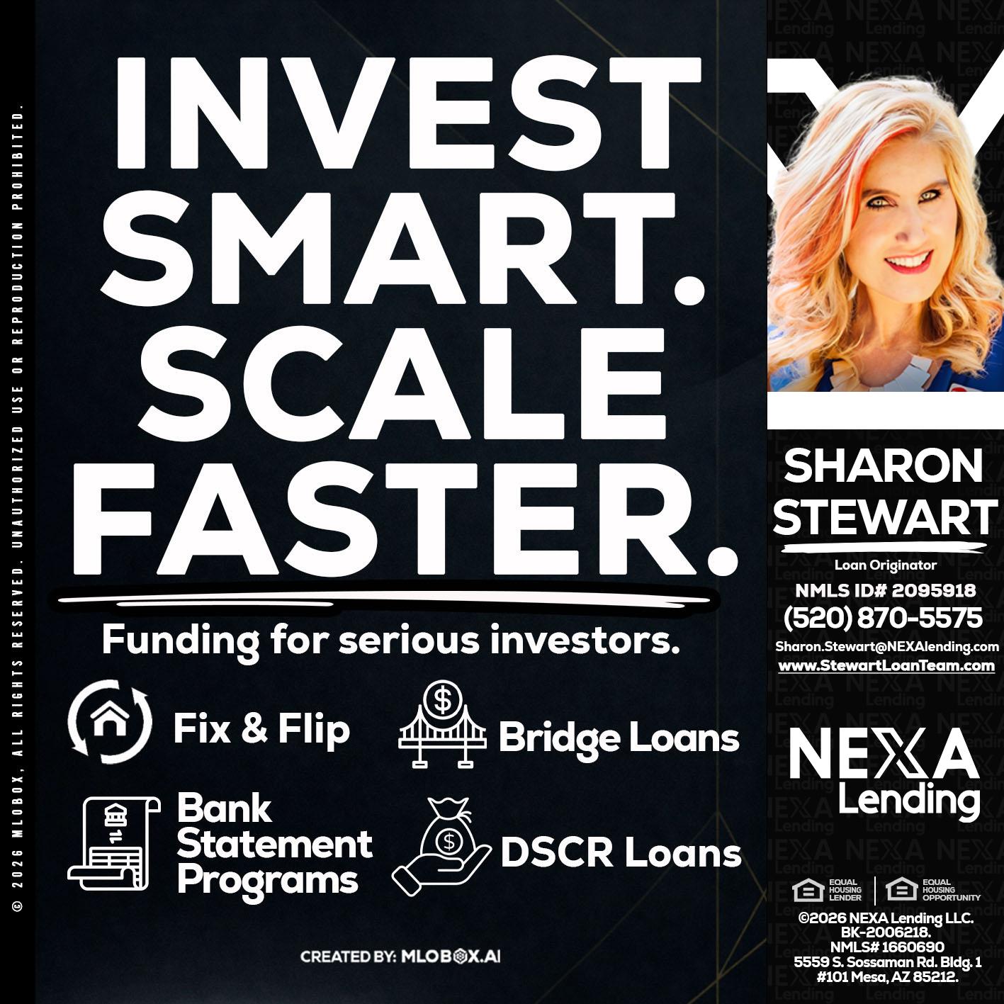 INVEST SMART - Sharon Stewart -Mortgage Loan Originator