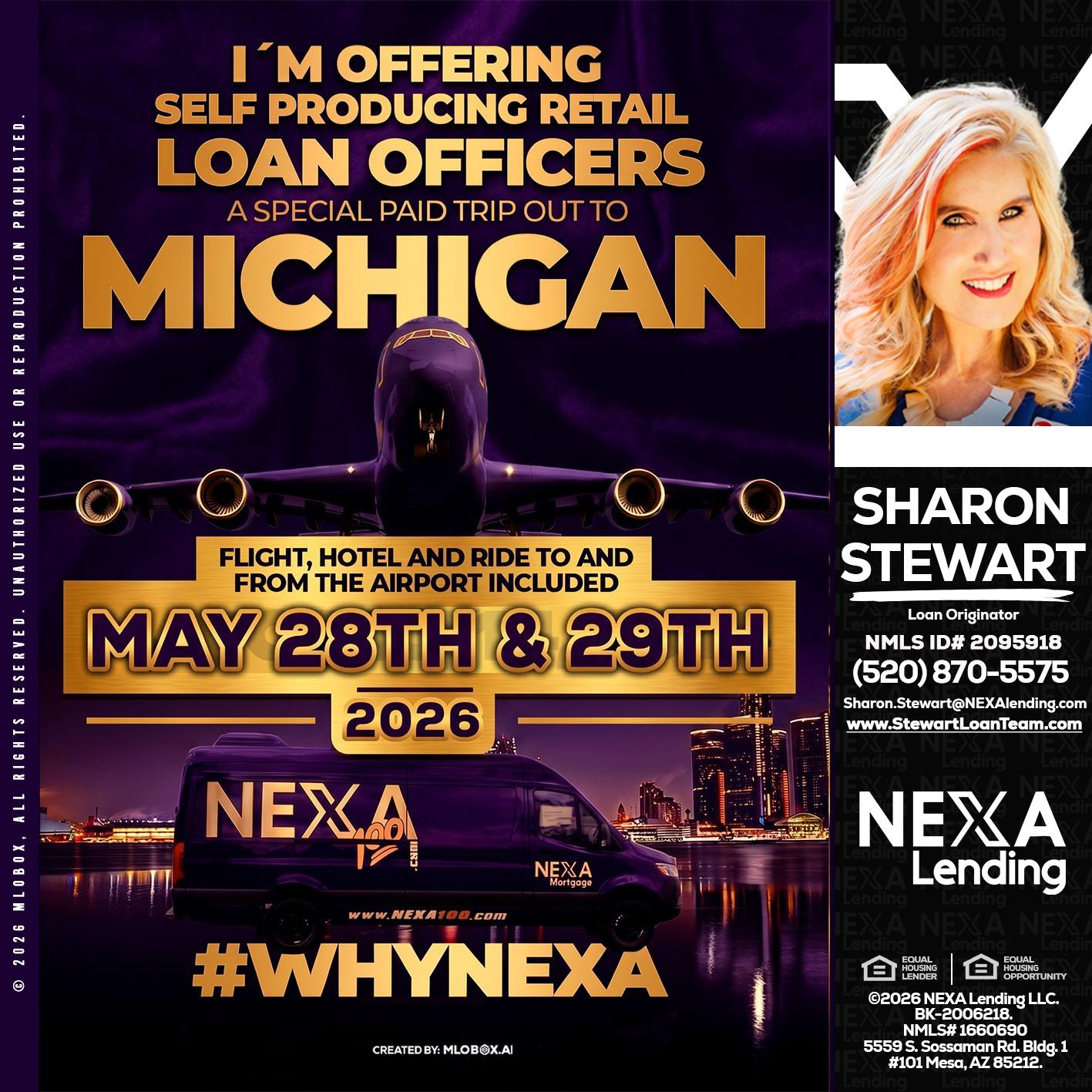 MICHIGAN - Sharon Stewart -Mortgage Loan Originator
