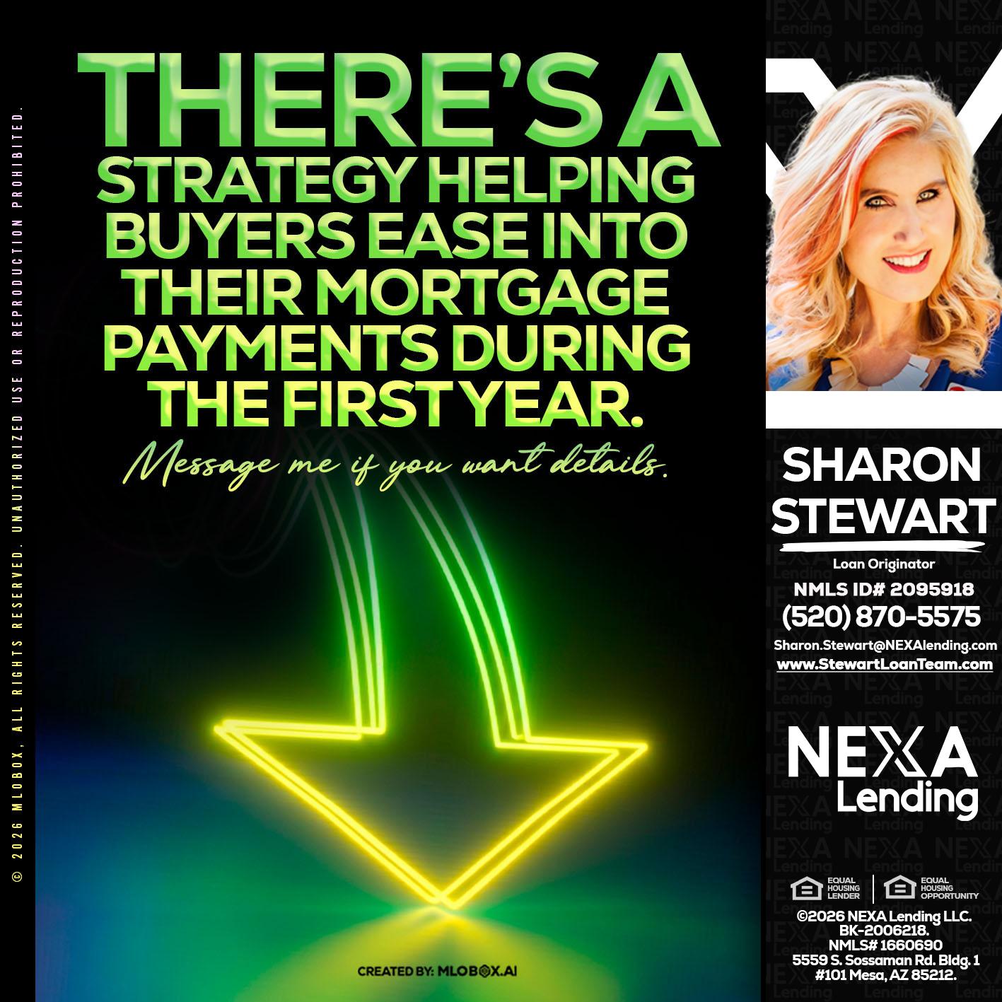 THERES A STATEGY - Sharon Stewart -Mortgage Loan Originator
