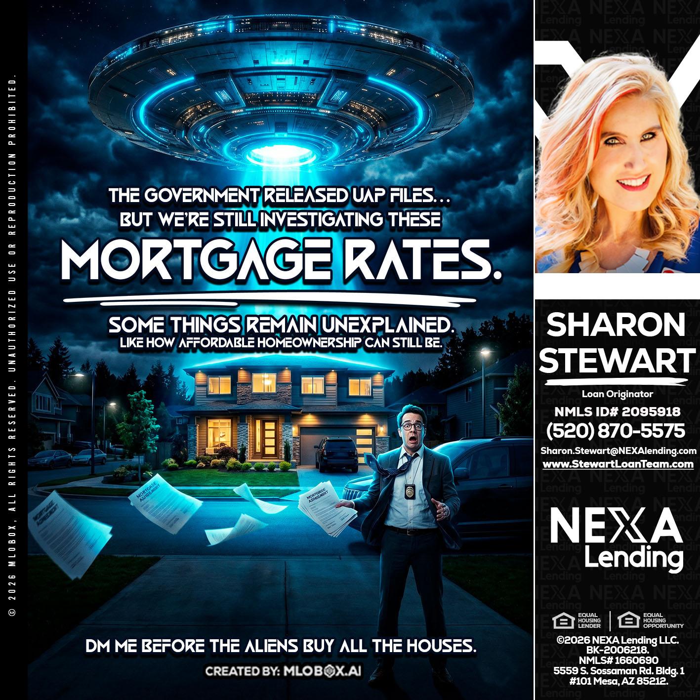 MORTGAGE RATES - Sharon Stewart -Mortgage Loan Originator