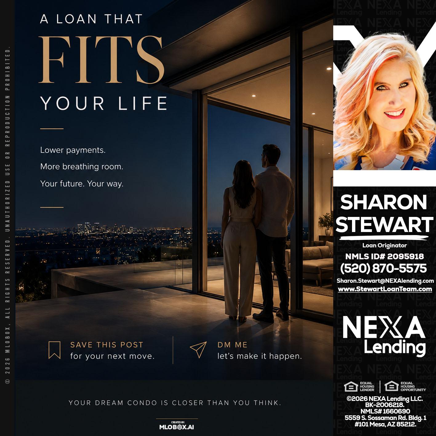 LOANS THAT FIT - Sharon Stewart -Mortgage Loan Originator
