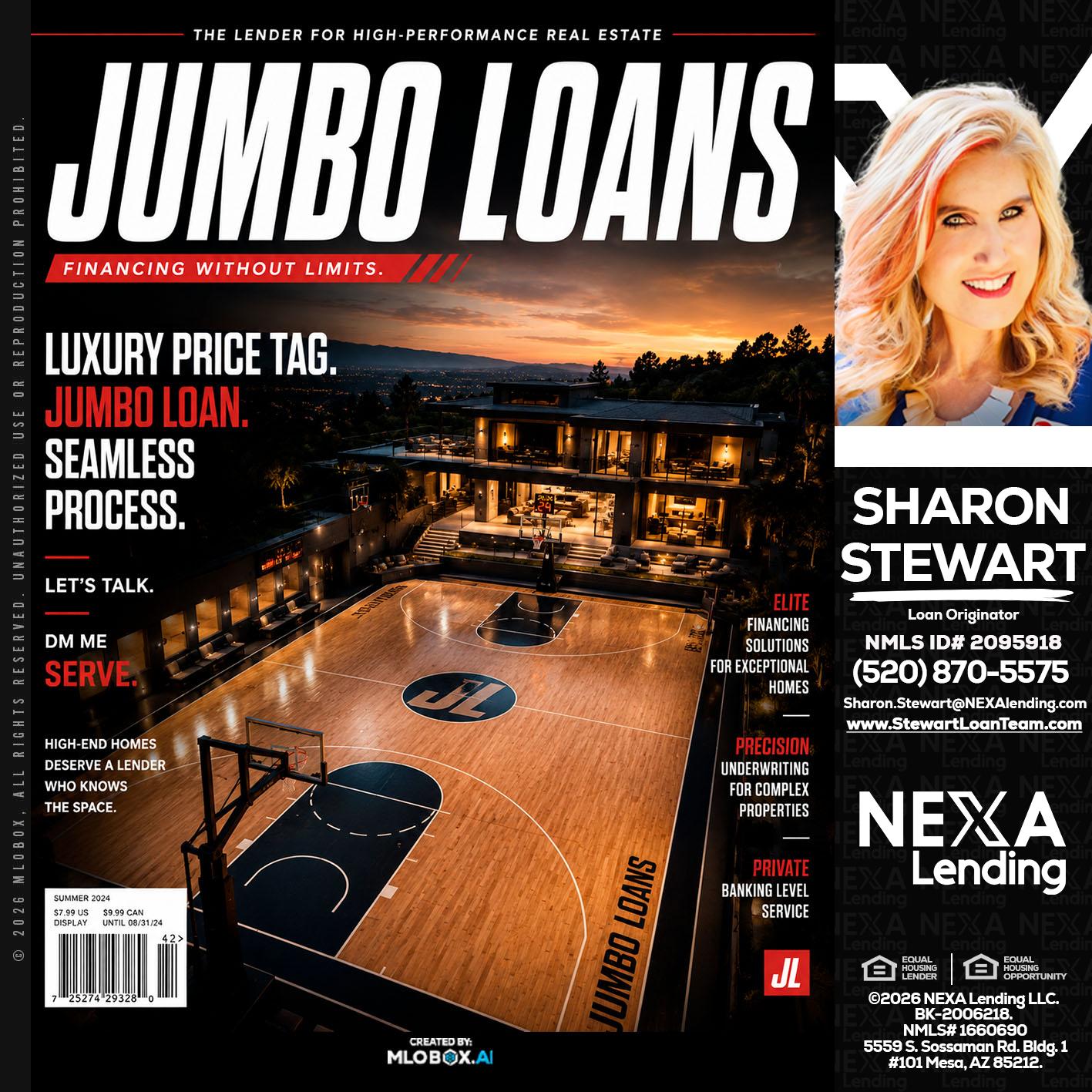 JUMBO LOANS - Sharon Stewart -Mortgage Loan Originator
