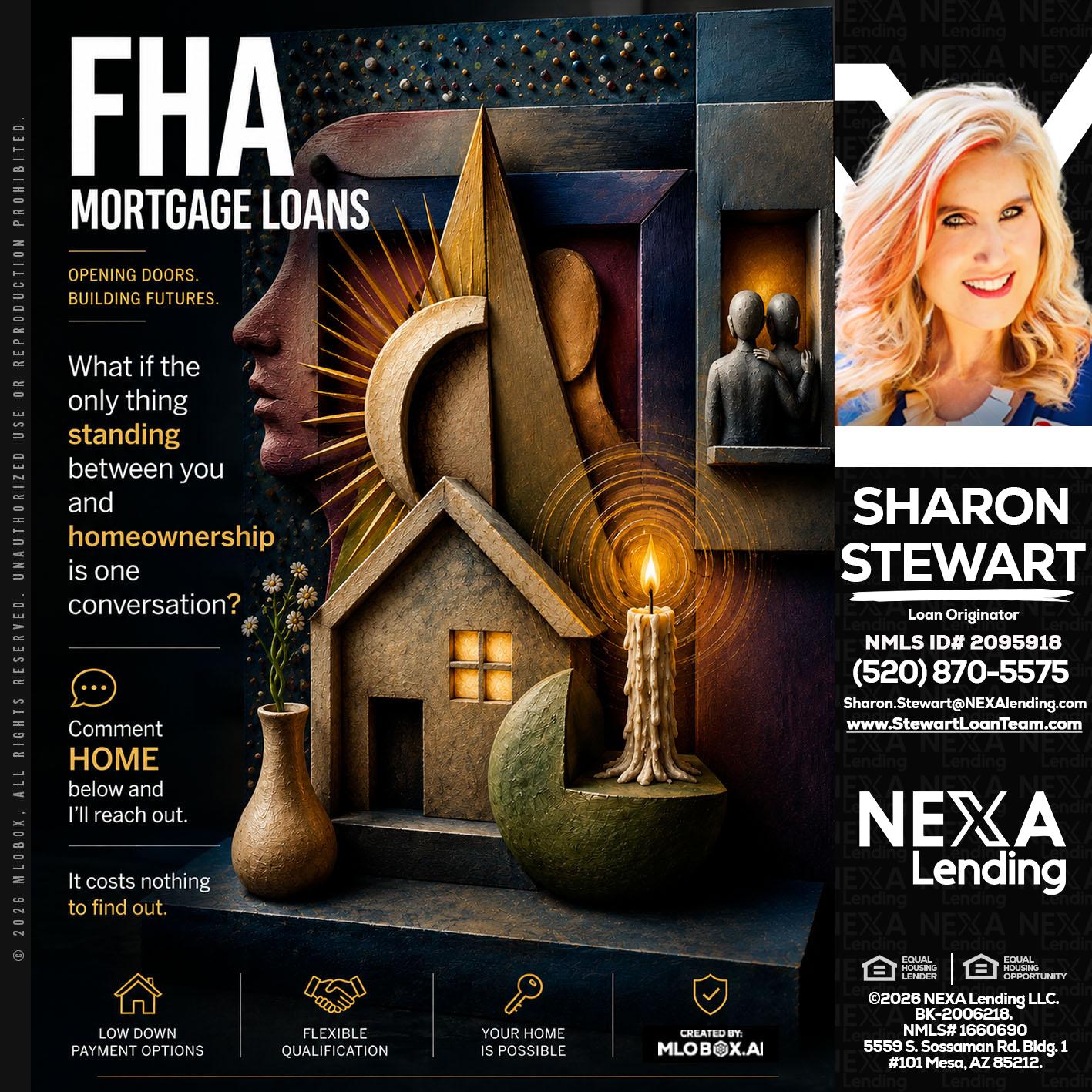 FHA - Sharon Stewart -Mortgage Loan Originator
